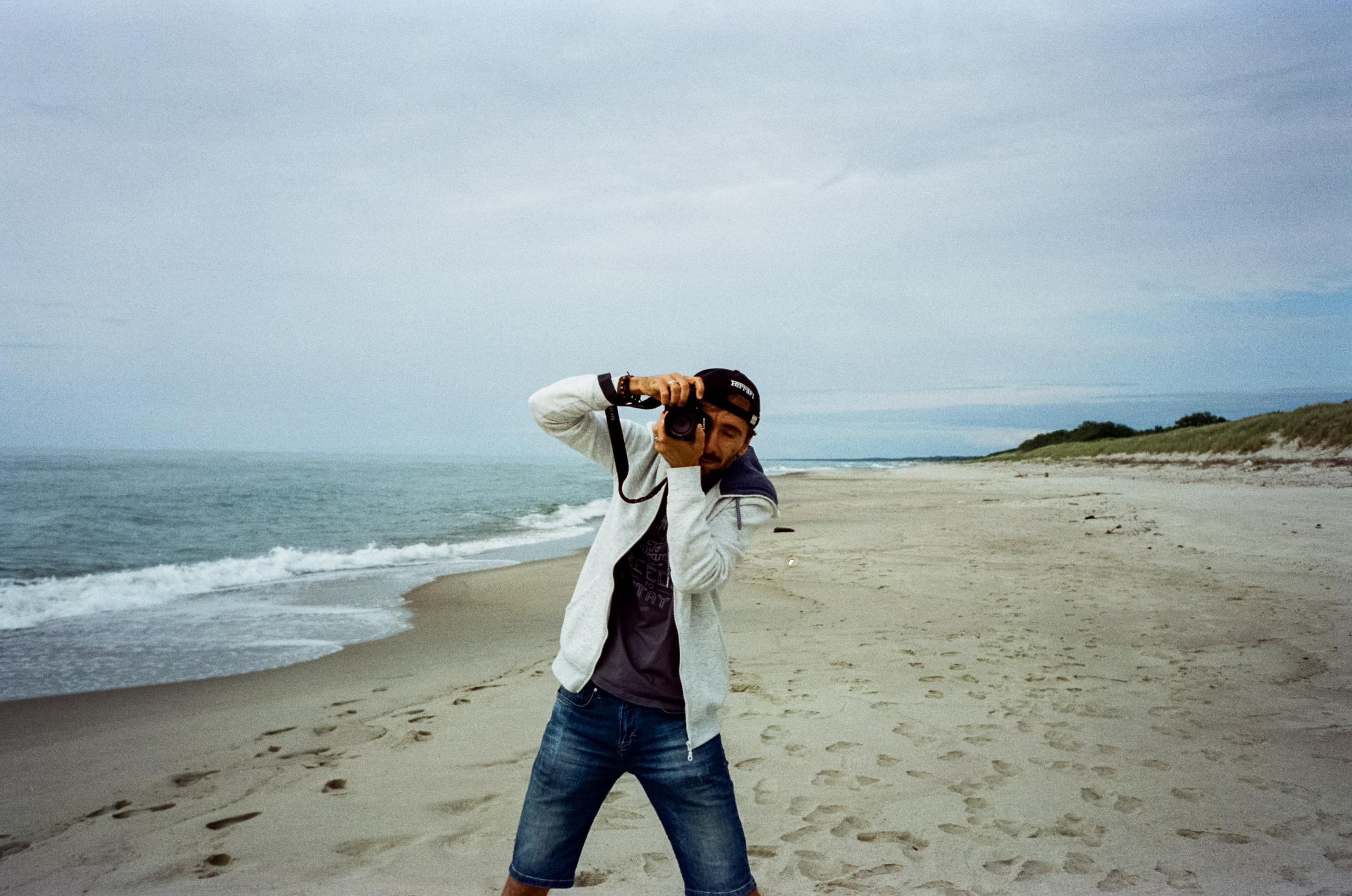 Море и дюны. Куршская коса рядом с высотой Эфа. Фотограф-документалист Мария Осокина