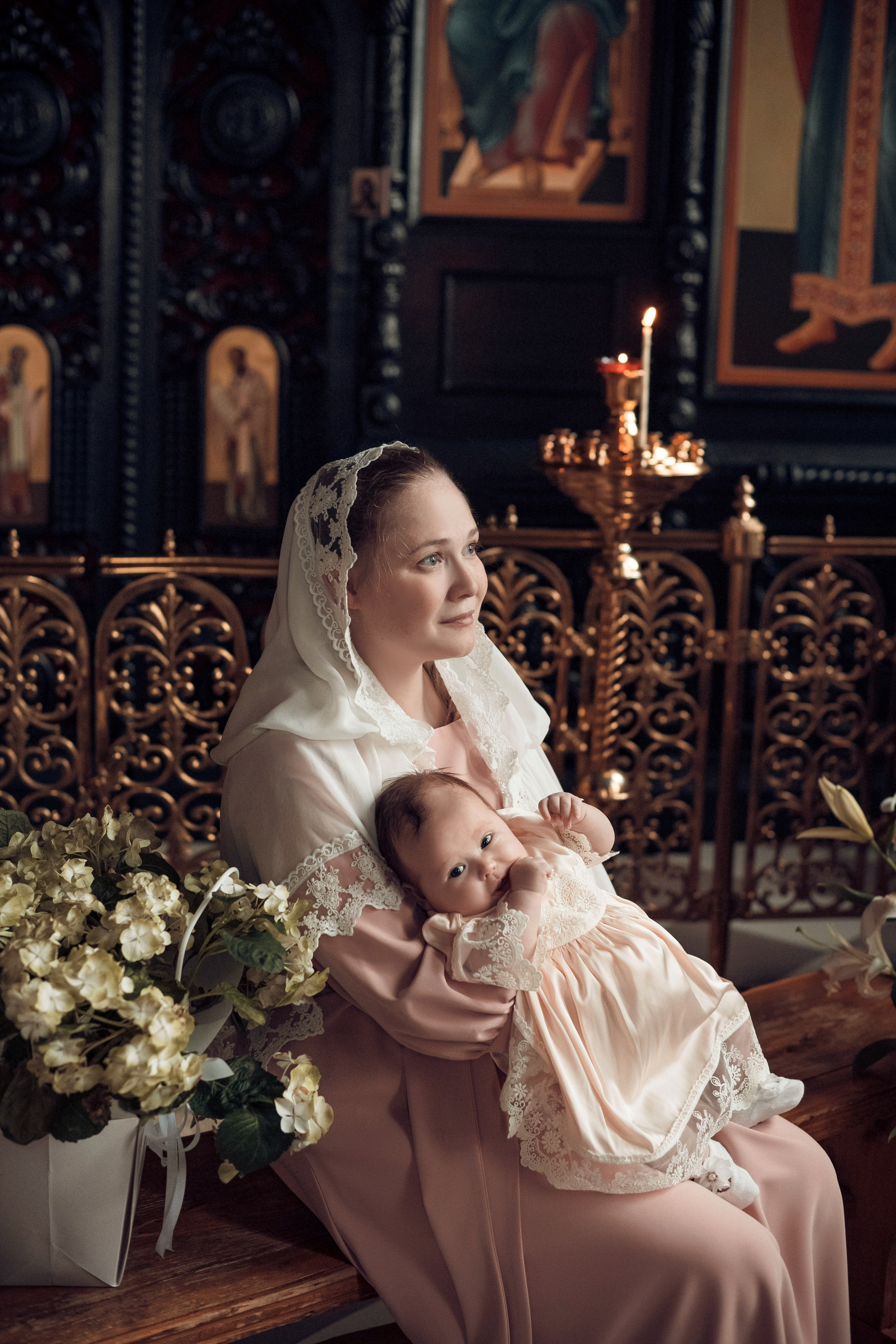 Крещение Елизаветы. Свадебный, семейный и детский фотограф в Москве и области