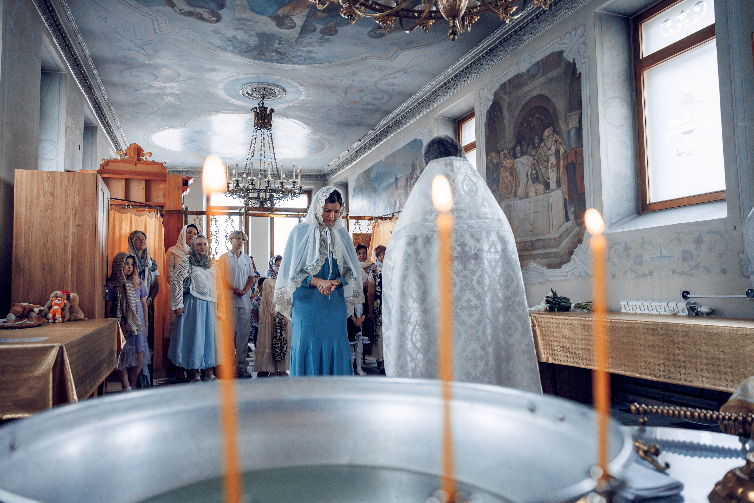 Крещение в Елоховском Богоявленном соборе. Профессиональный фотограф в Москве и Мо Мария Шантарёва