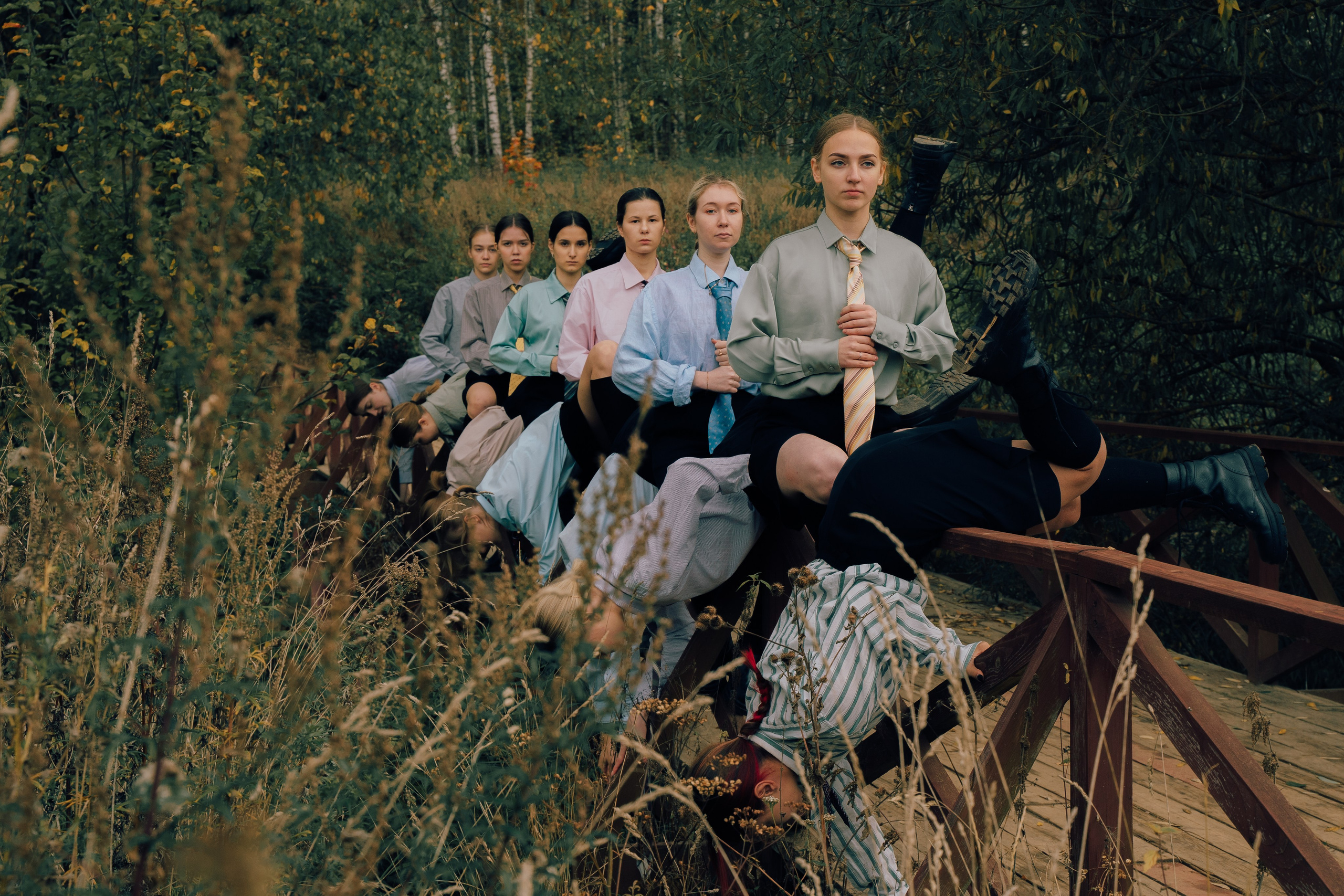 Съемка для группы танцовщиц TVORCHA на Лысой горе. Фотограф Анна Кулинская | Москва