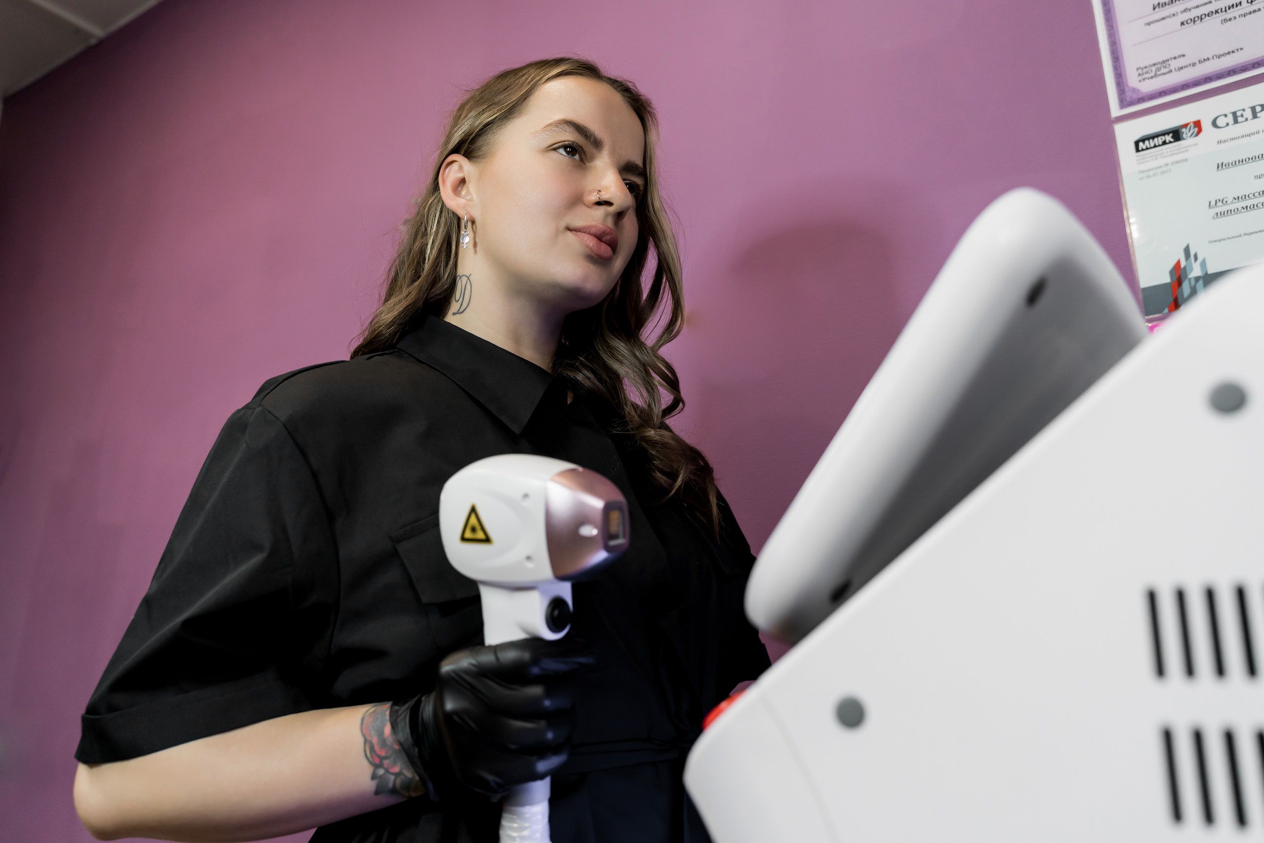 Лазерная эпиляция+LPG. Фотограф Алина Филимонова Тверь