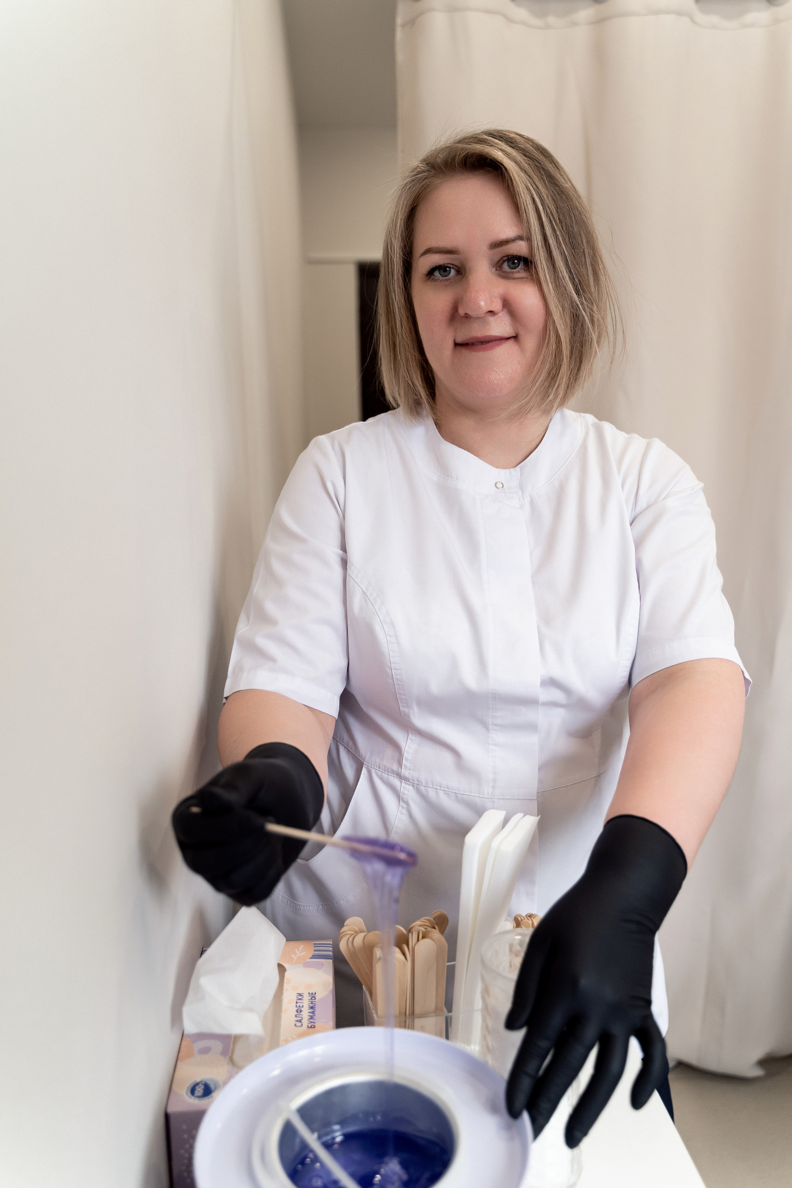 Мастер по депиляции. Фотограф Алина Филимонова Тверь