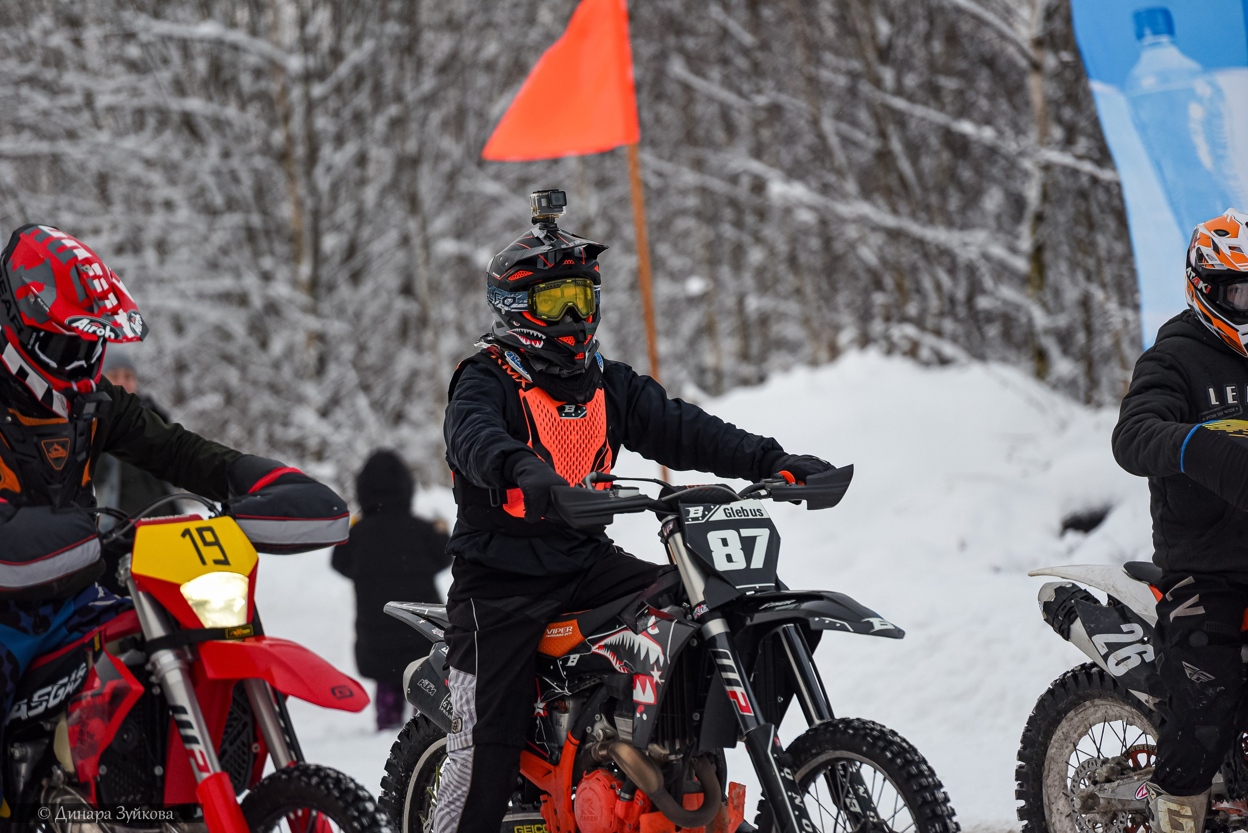 Новогодний мотокросс г. Вязники. Мотофотограф в Нижнем Новгороде Динара Зуйкова
