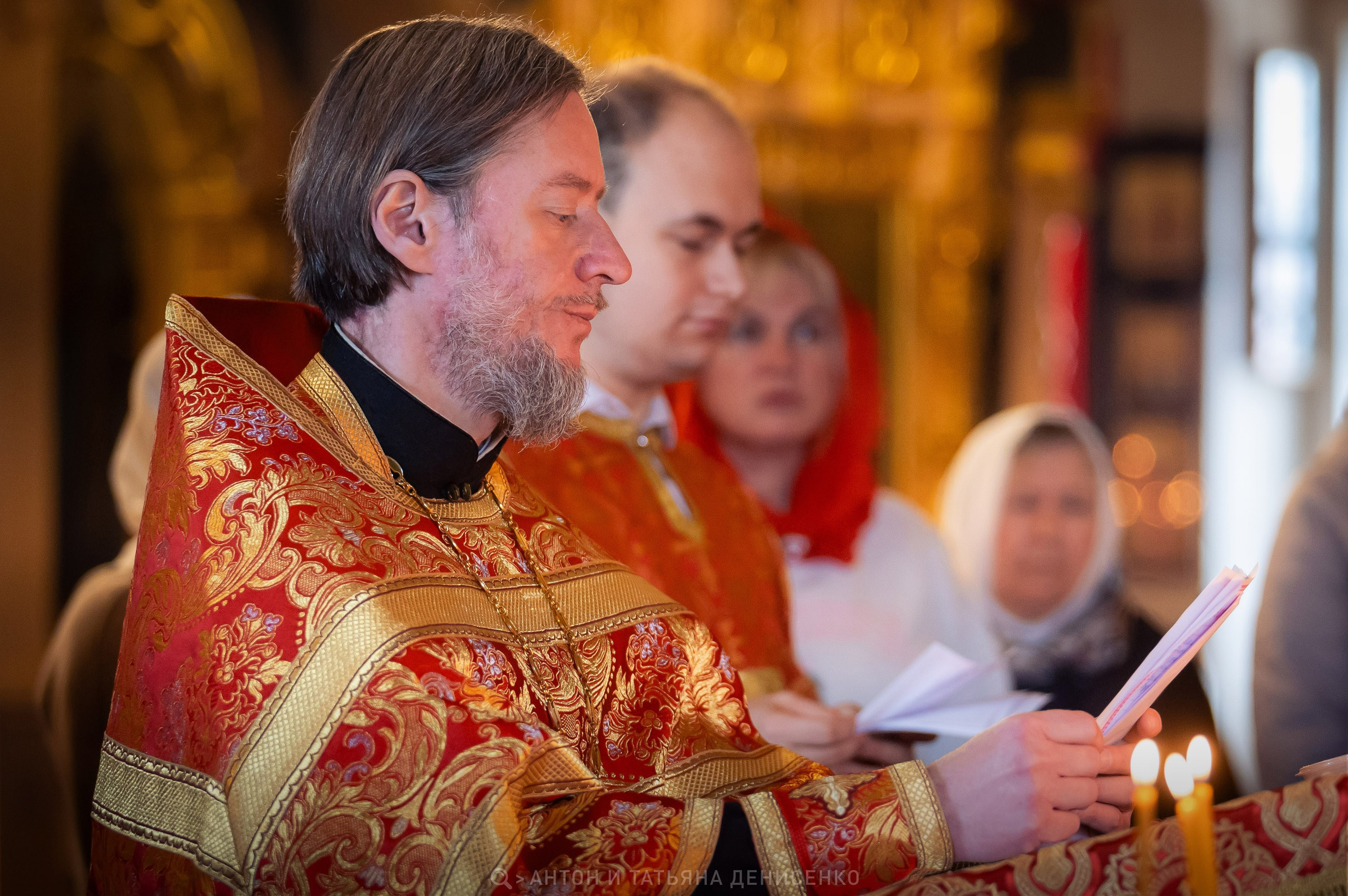 Храм Преображения Господня в Богородском. Антипасха. Антон и Татьяна Денисенко — В храме