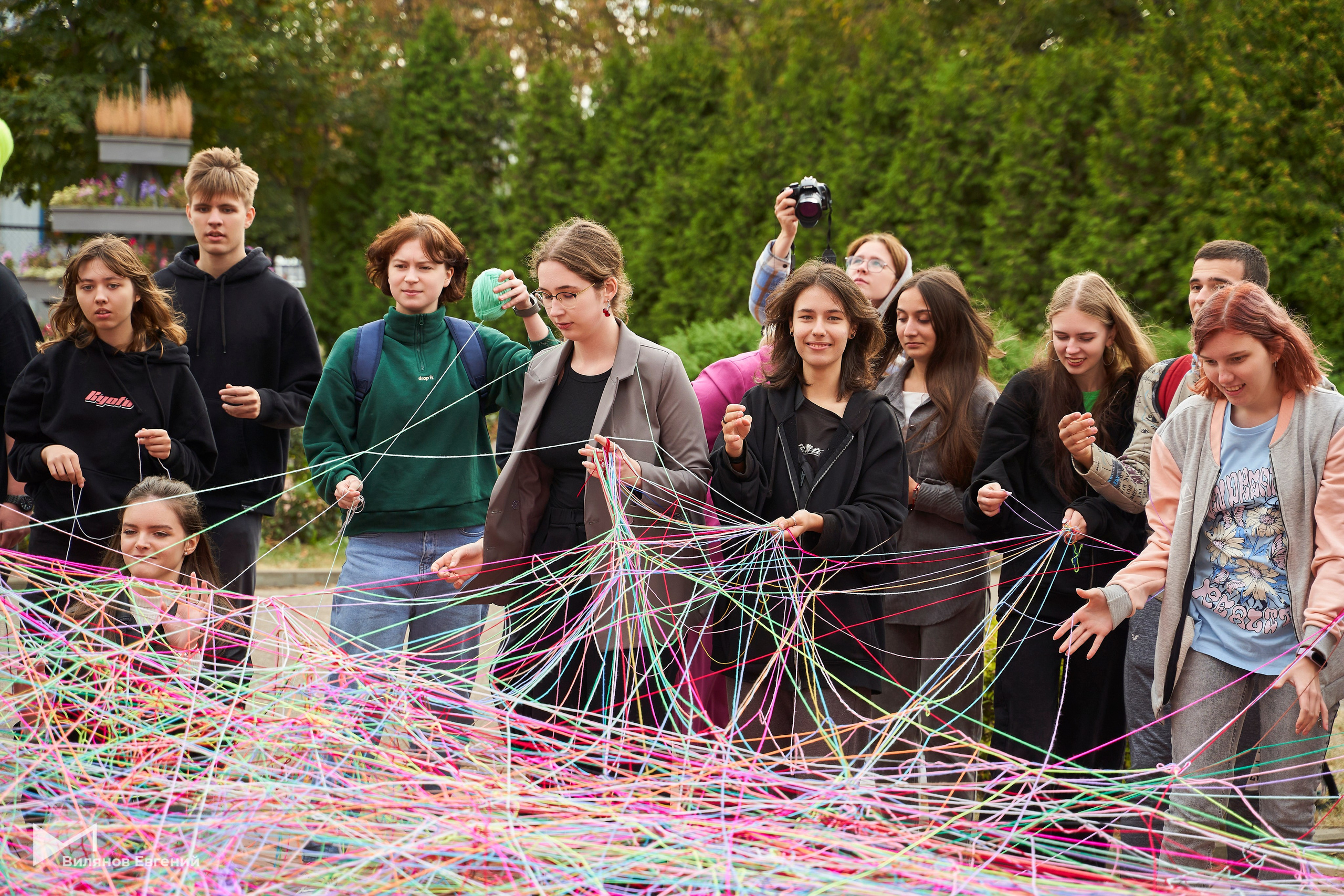 Мероприятие «Веревка» для первокурсников ННГАСУ. Репортажный фотограф Вилянов Евгений. Нижний Новгород