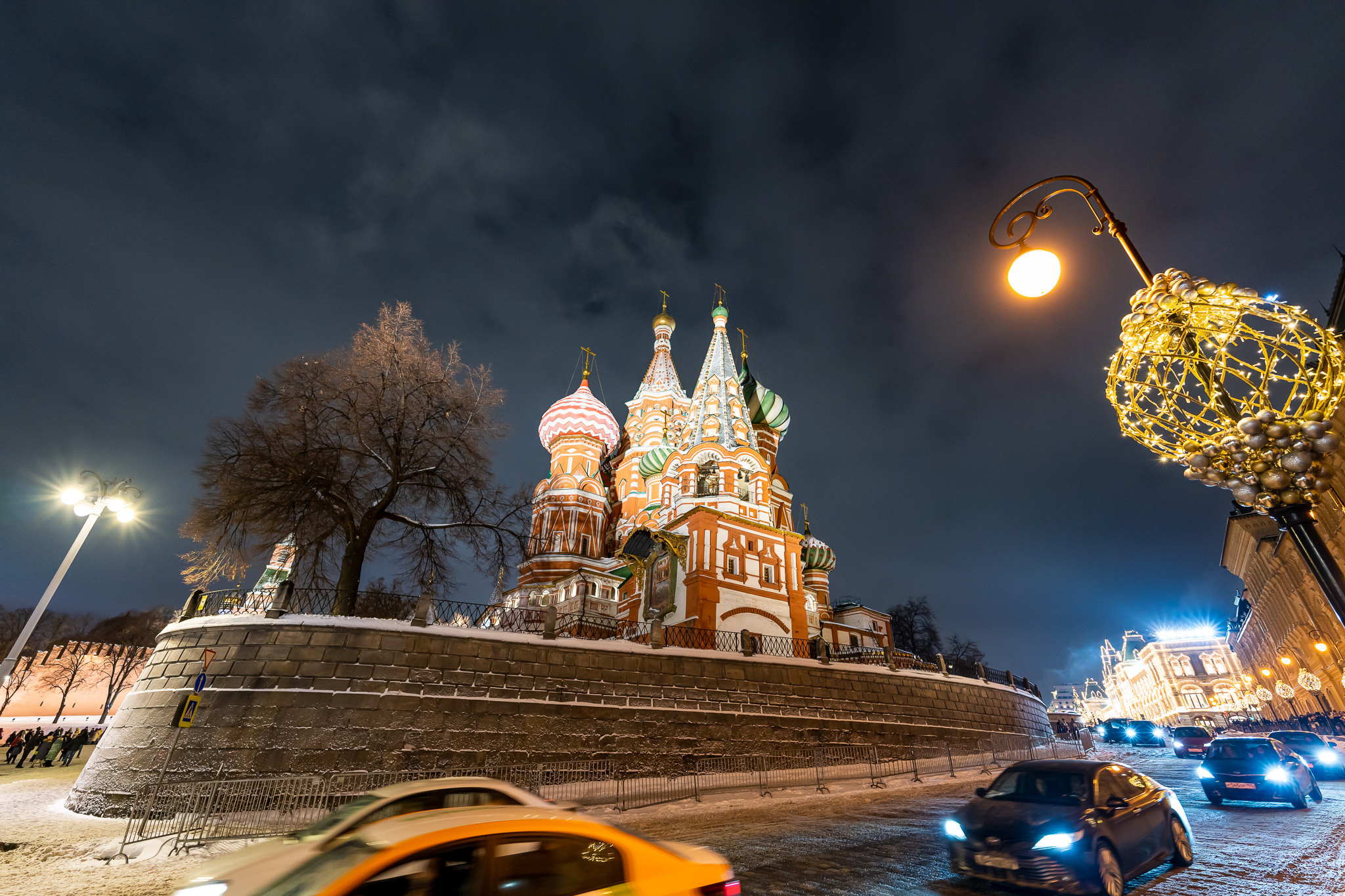 Храм Василия Блаженного перед Рождеством