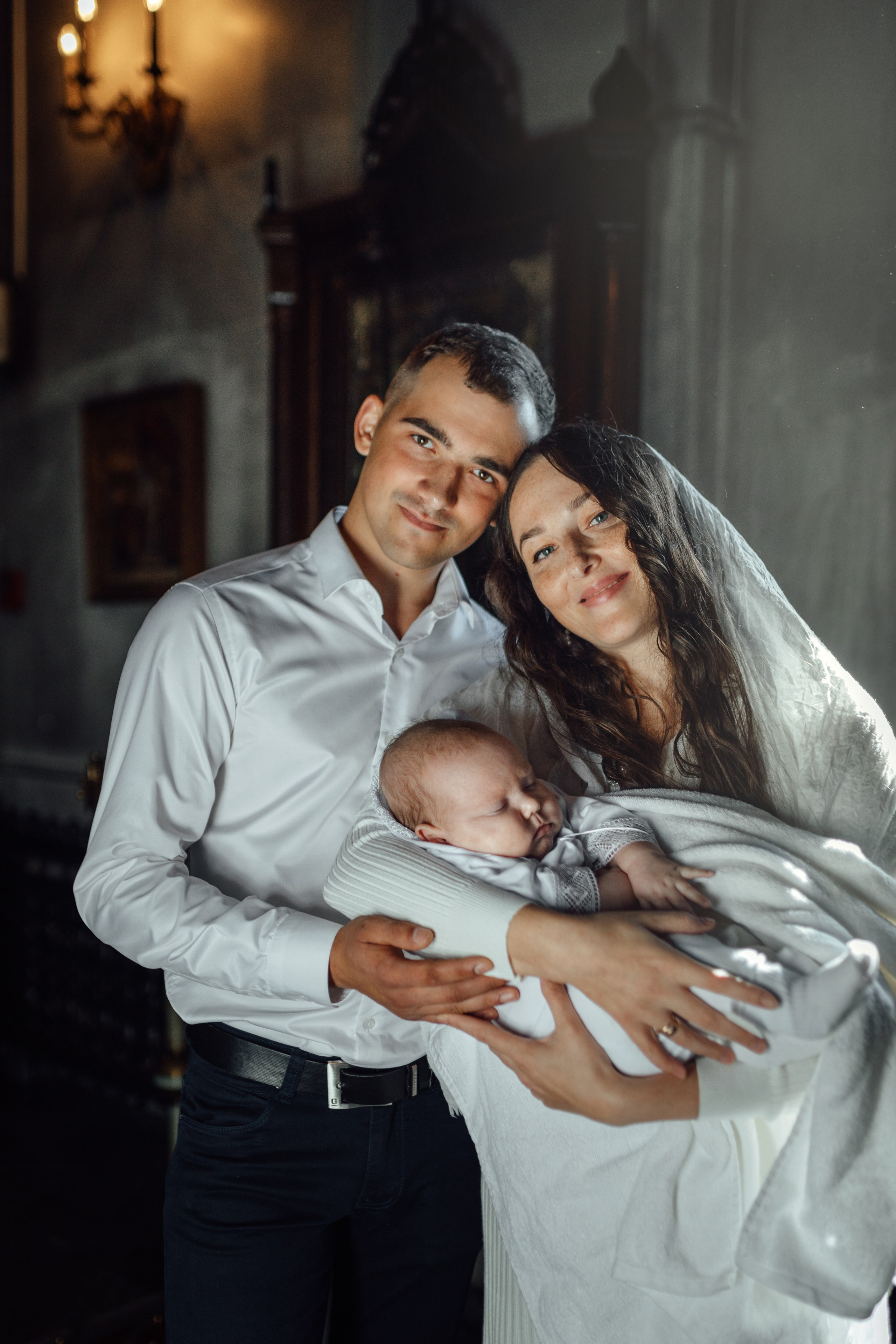 Крещение Тимура храм иконы Всех Скорбящих Радость, октябрь 2024