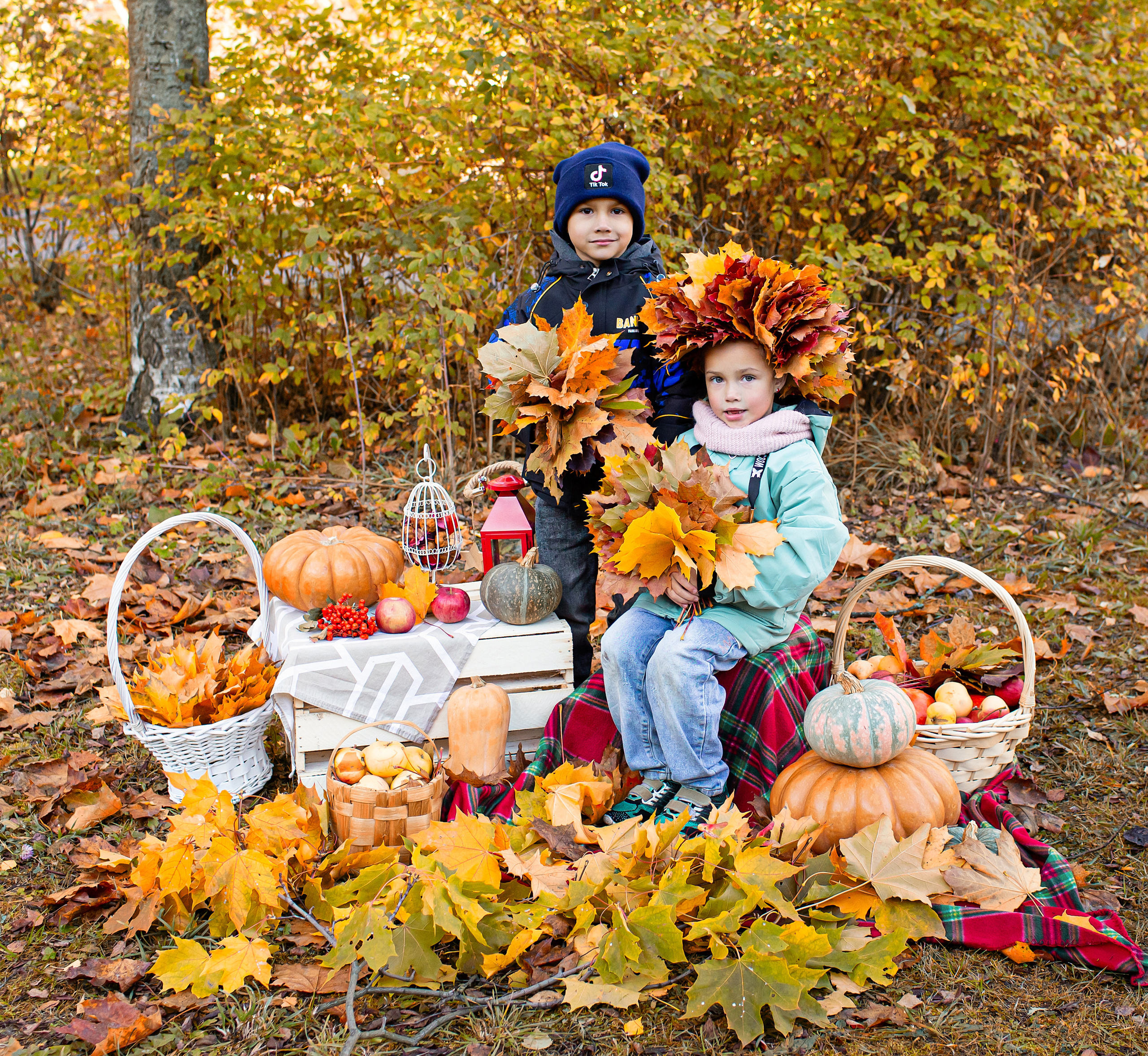Осенняя фотосессия для группы «Радуга» в Пушкине. Анонс съёмки. Свадебный, семейный, детский фотограф в Санкт-Петербурге