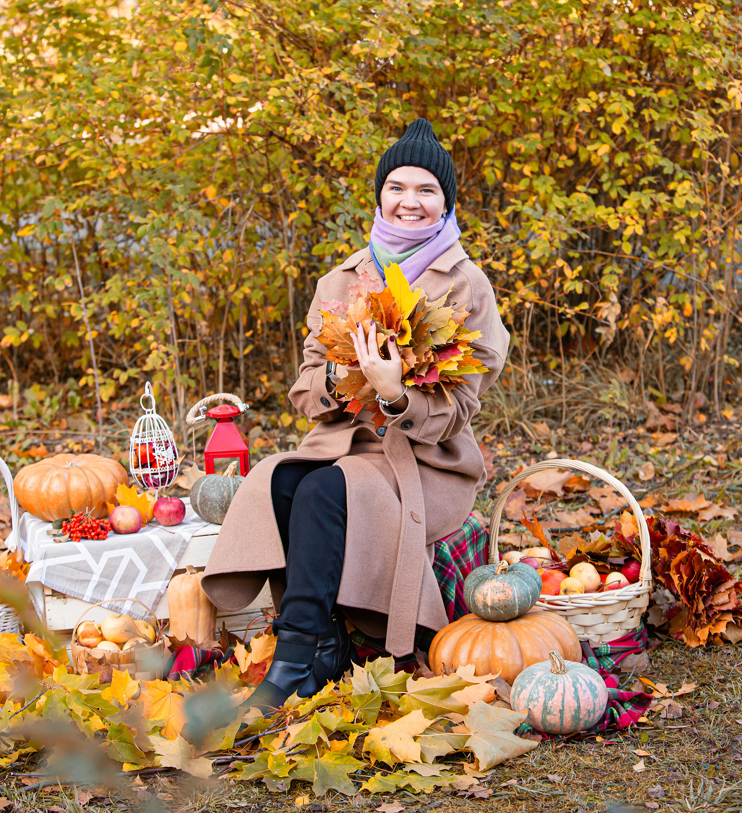 Осенняя фотосессия для группы «Радуга» в Пушкине. Анонс съёмки. Свадебный, семейный, детский фотограф в Санкт-Петербурге