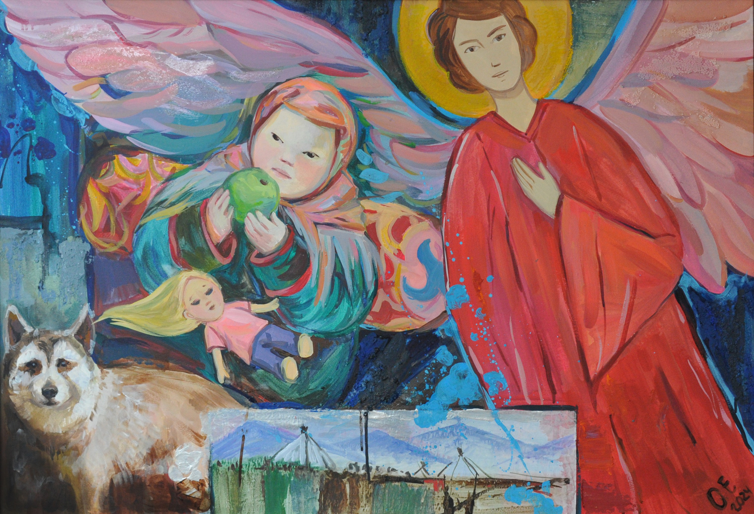 За Полярным кругом. Ефремова Ольга. Художник