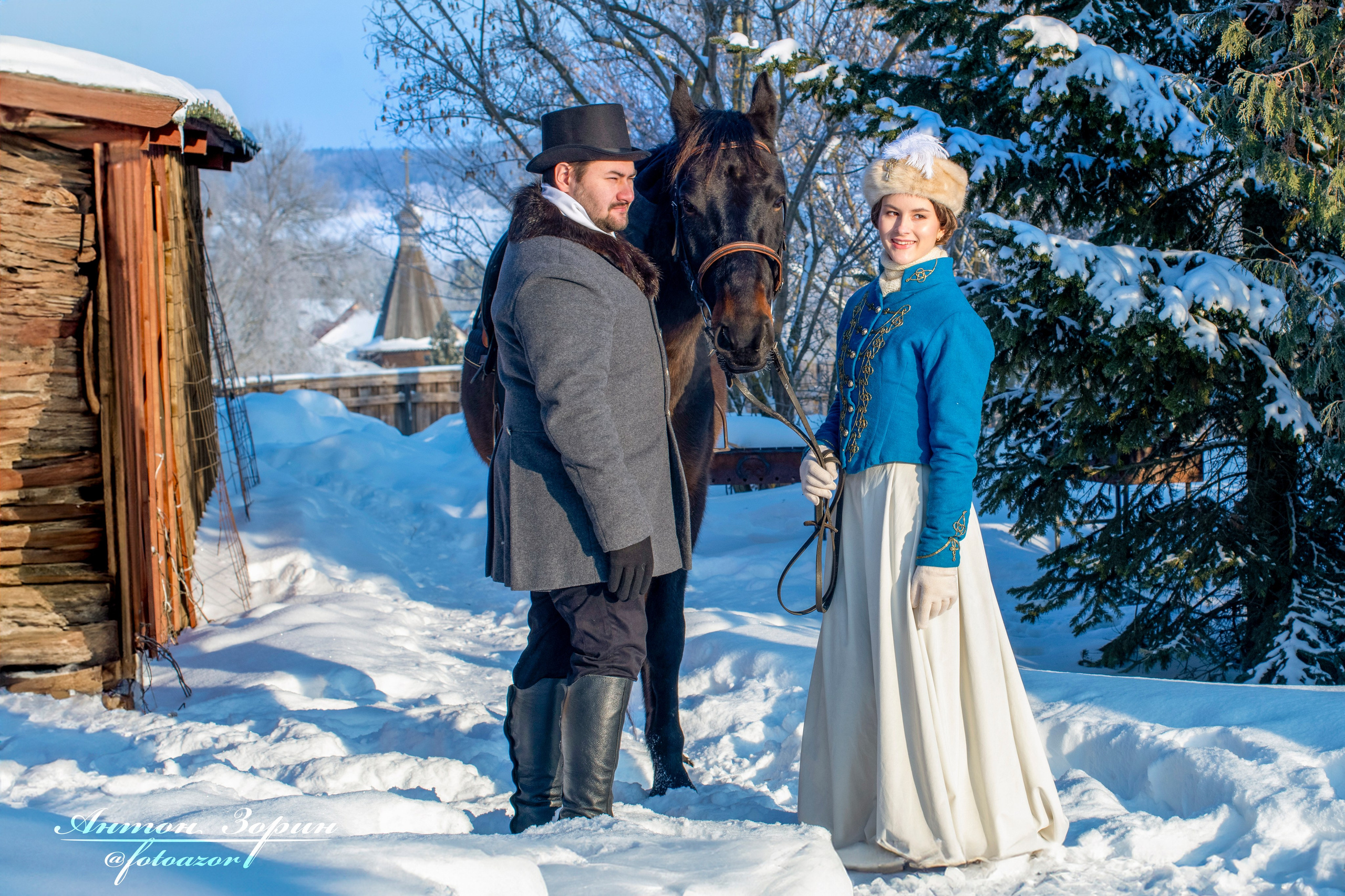 Конная охота. Семейный и детский фотограф Антон Зорин