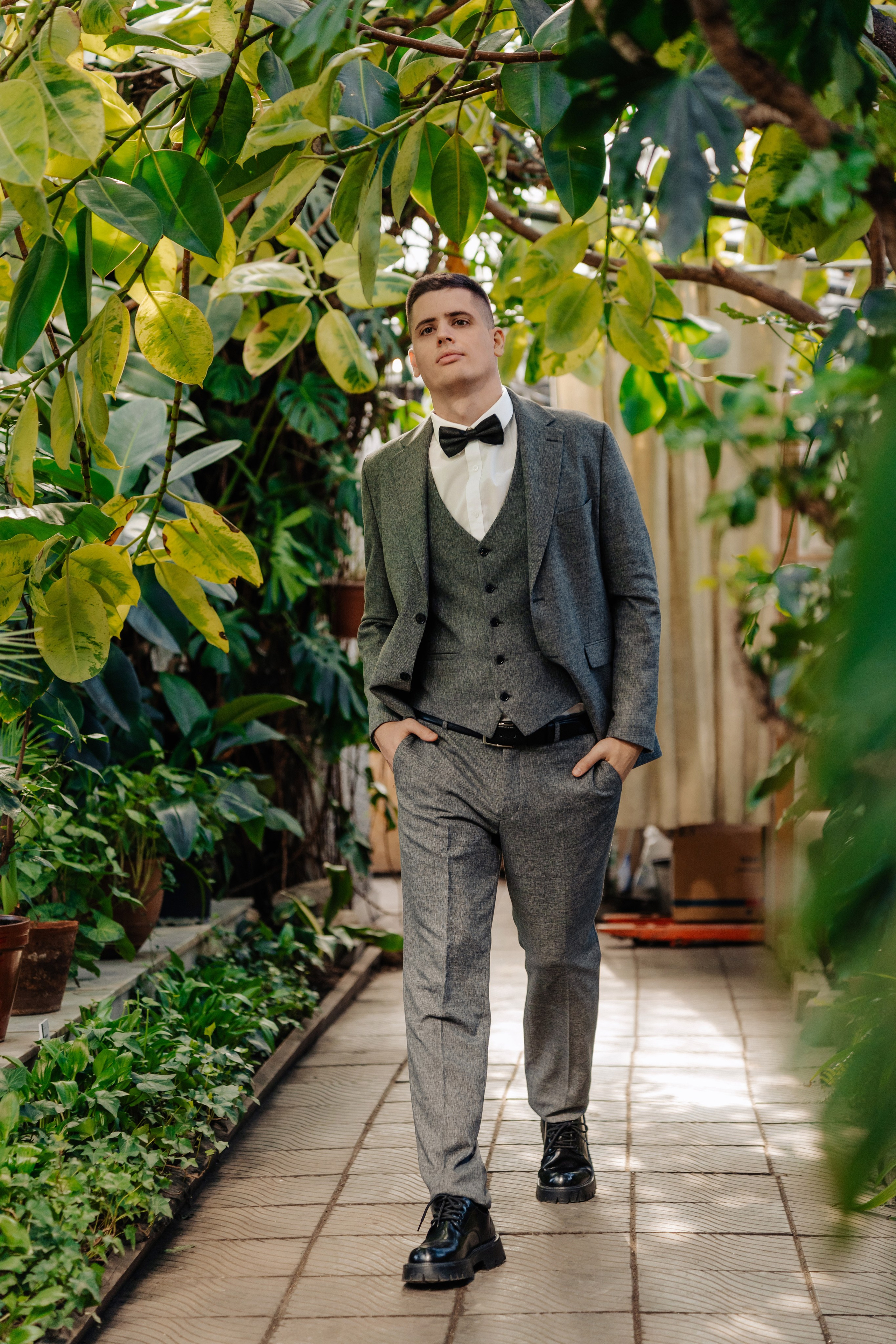 Свадебная в оранжерее. Михаил и Виктория. Фотограф Сергей Лукьяненко