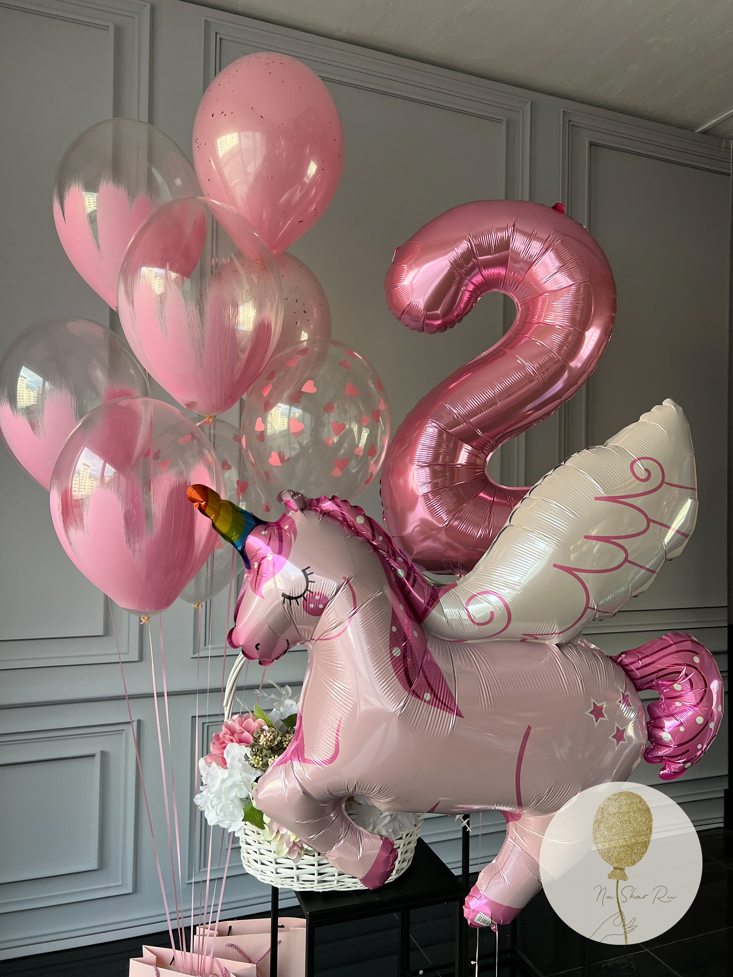 Шары для ребенка (девочка). Воздушные шары с гелием в Донецке