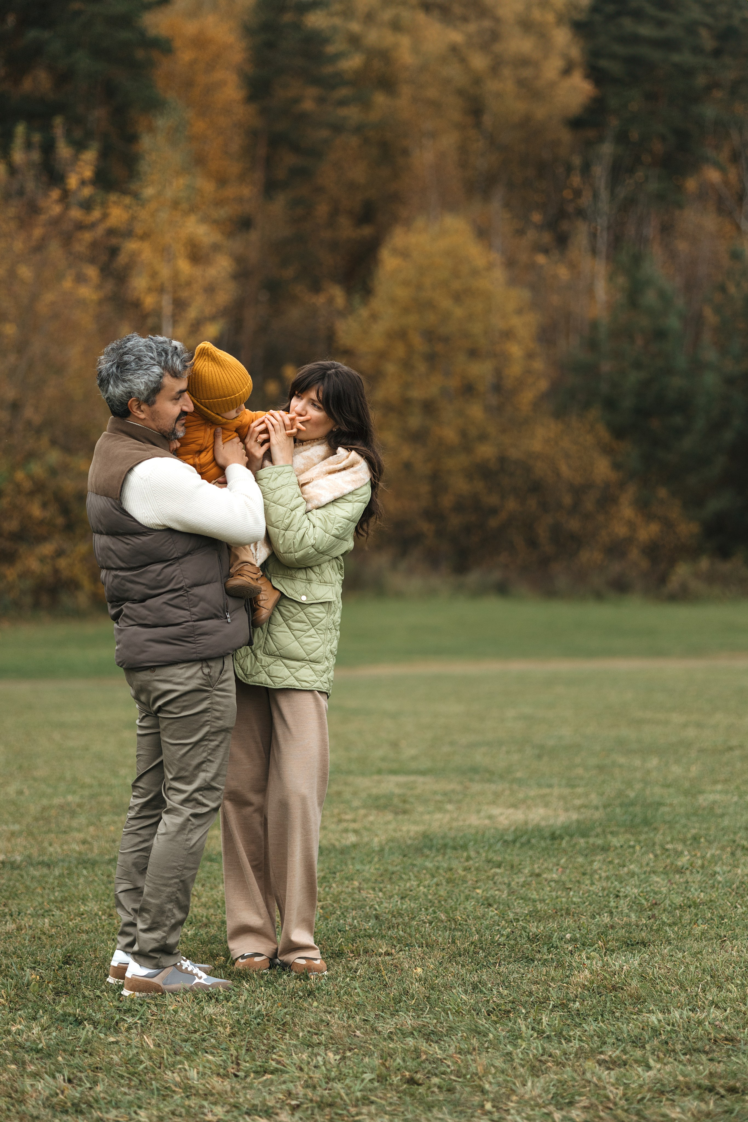 Осенняя семейная съемка. Фотограф Анималист в Москве Анастасия Жучкова