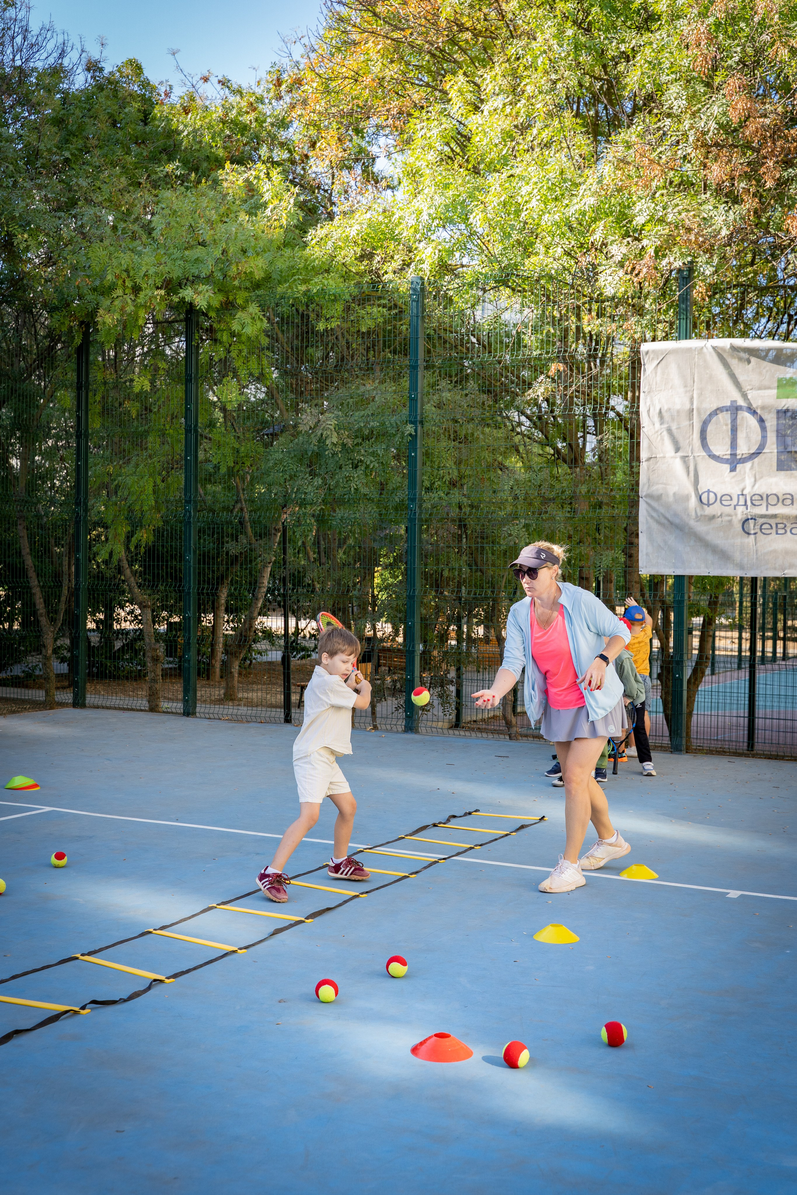Федерация тенниса Севастополь. Малыши. Анастасия Дунаева. Фотограф в Севастополе