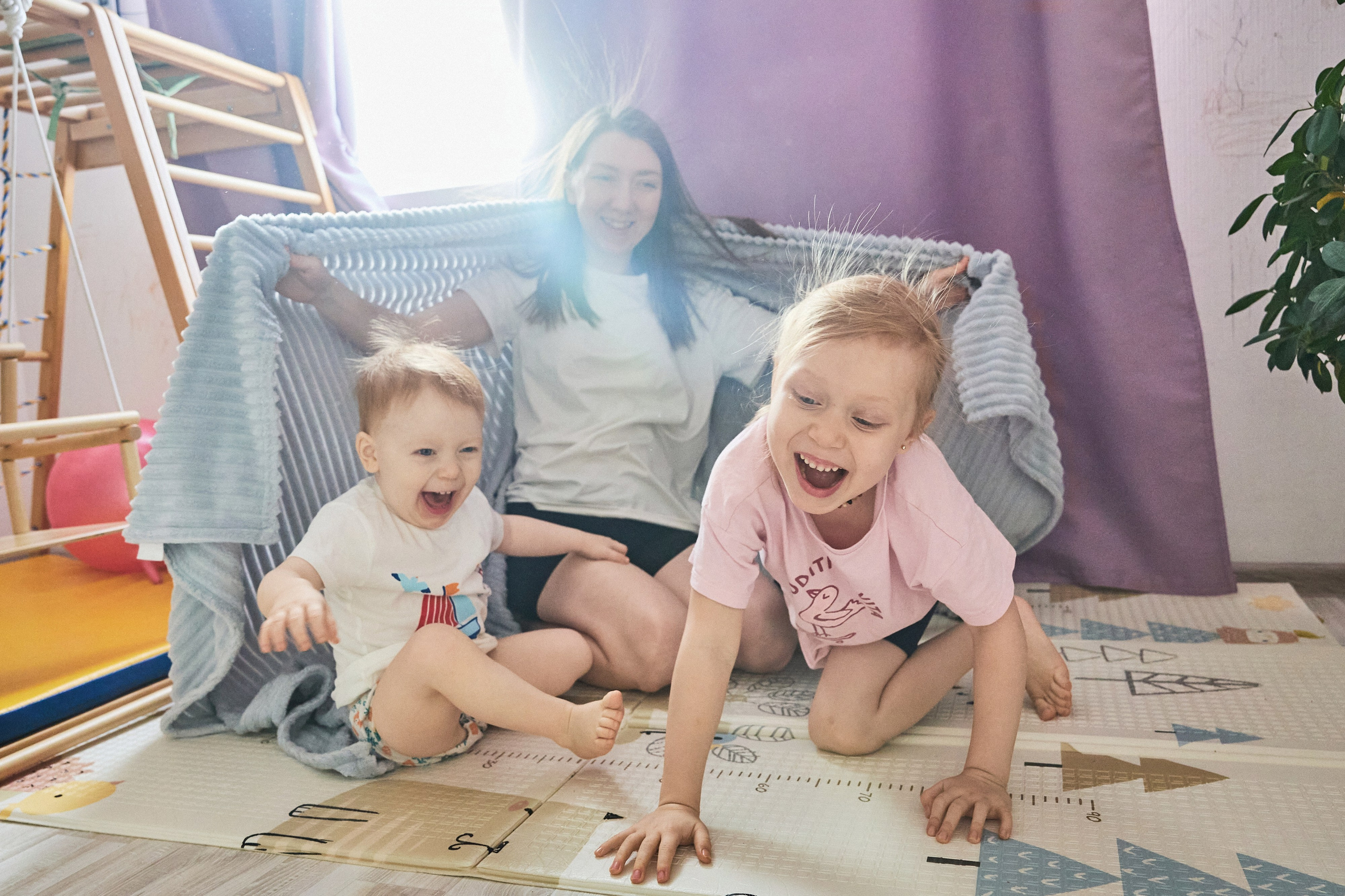 Юля и её семья. Фотограф Настя Че