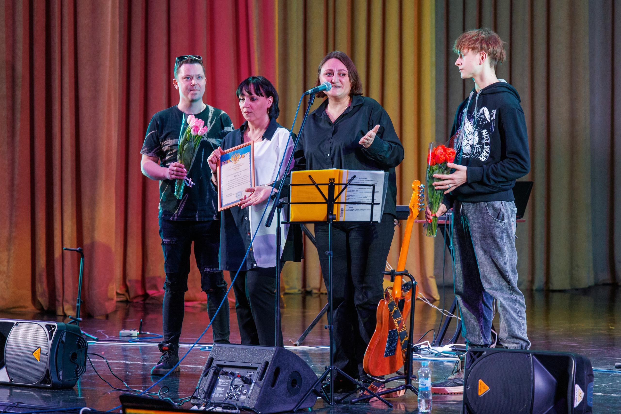 Концерт группы «Время». Фотограф Сергей Старых. Мценск