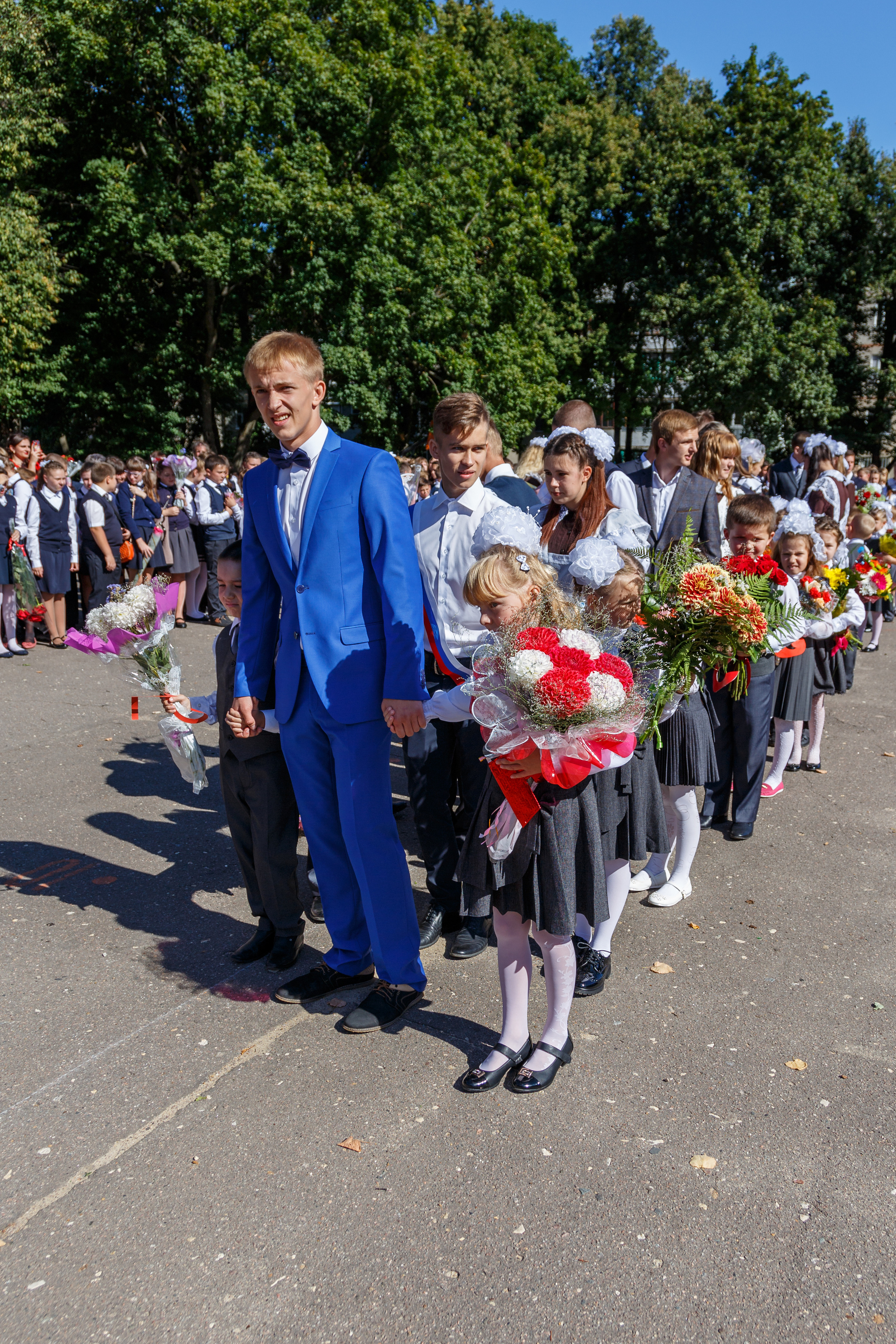 Первый раз в первый класс. Фотограф Сергей Старых. Мценск