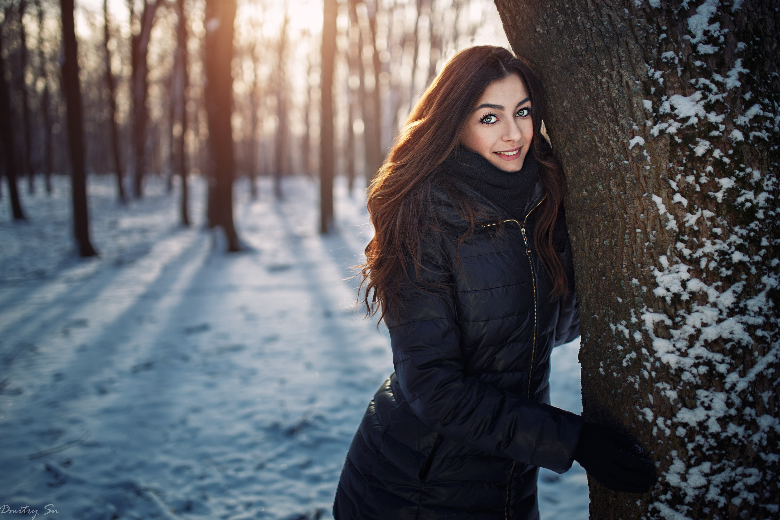 Зимняя съемка в лесу с Екатериной в формате для «себя»