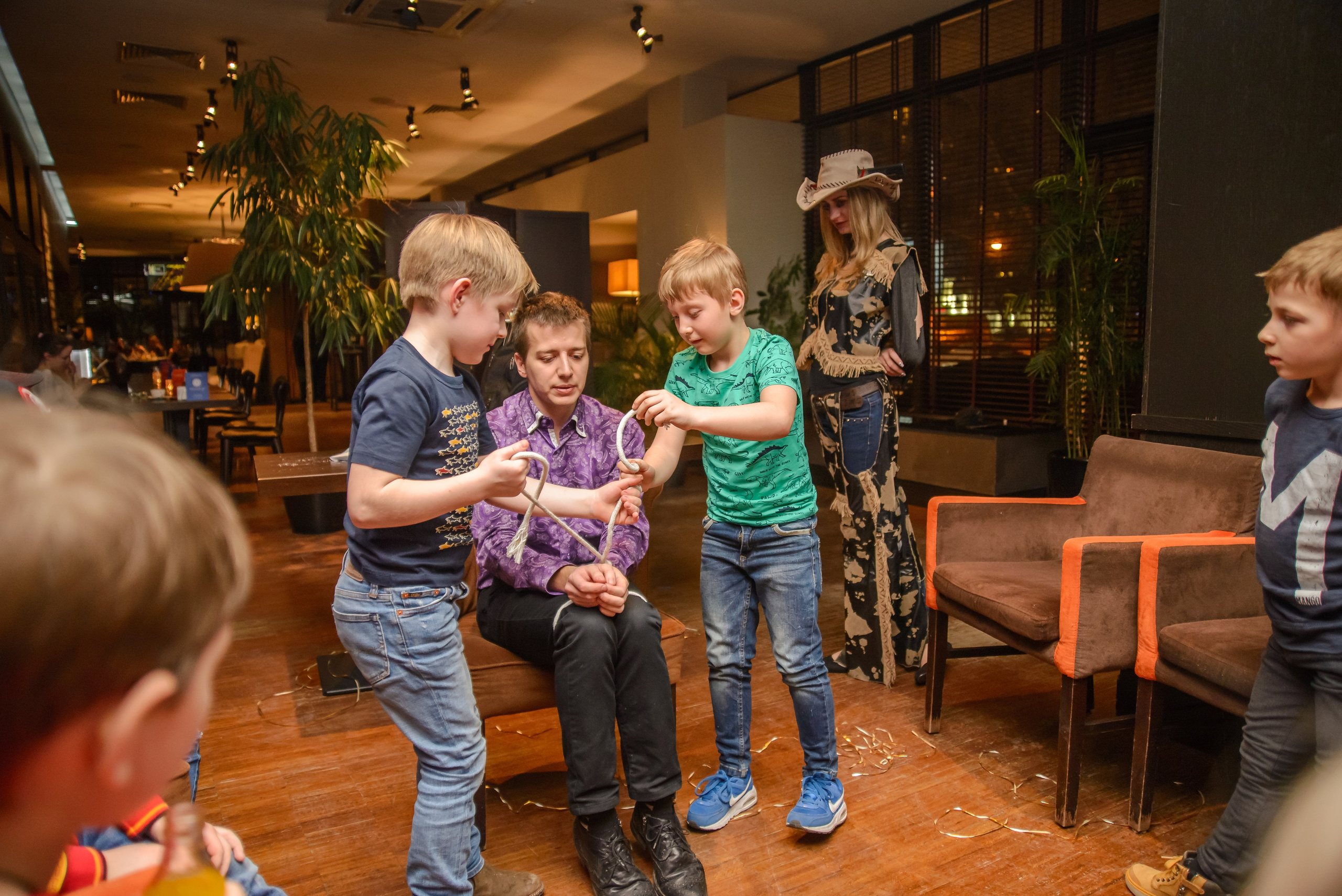 Детский день рождения в ресторане