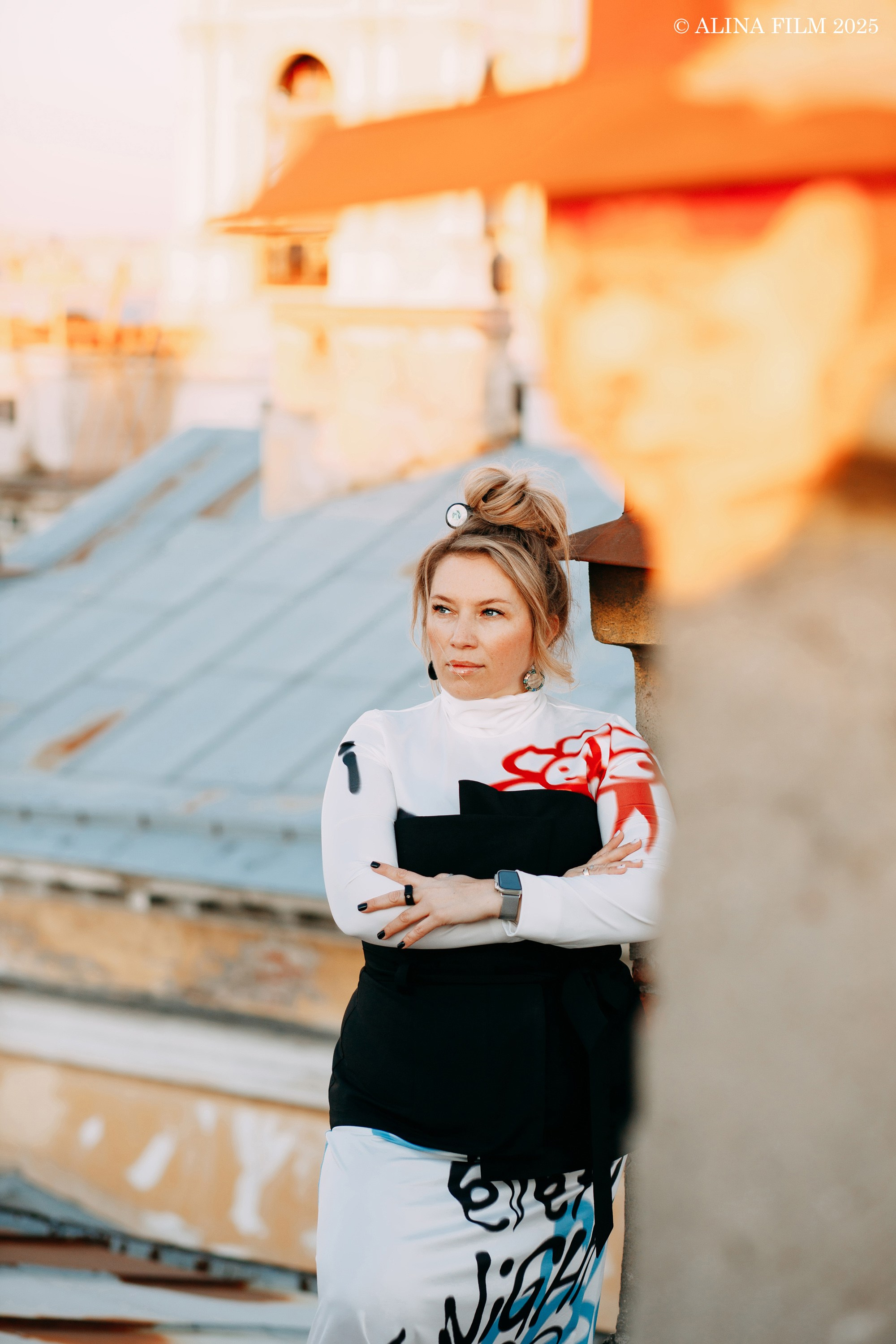 Фотосессия на крыше на Спортивной. Фотограф в Санкт-Петербурге Alina Film