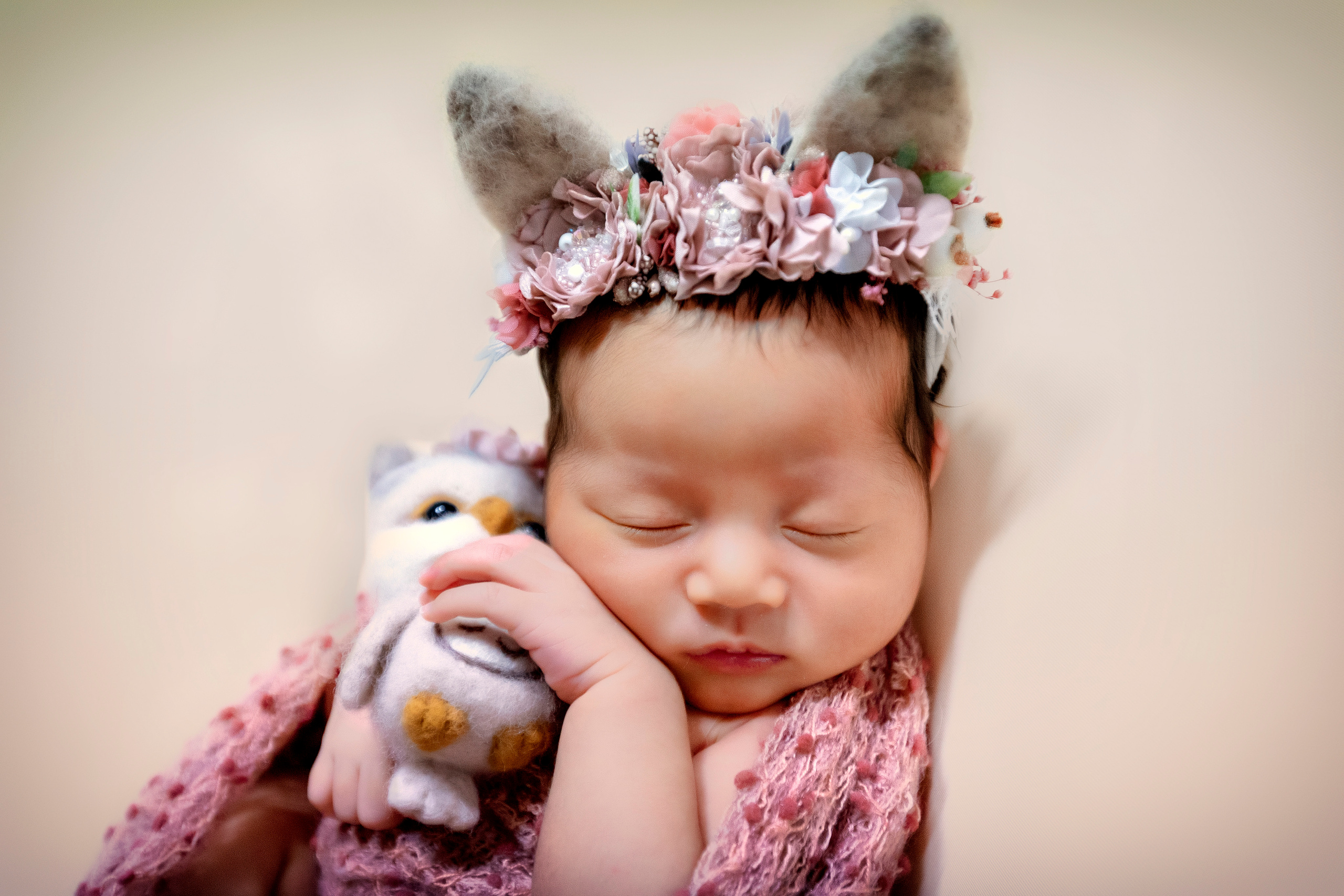 Newborn. Фотограф в Корее Фотограф новорождённых Семейный фотограф