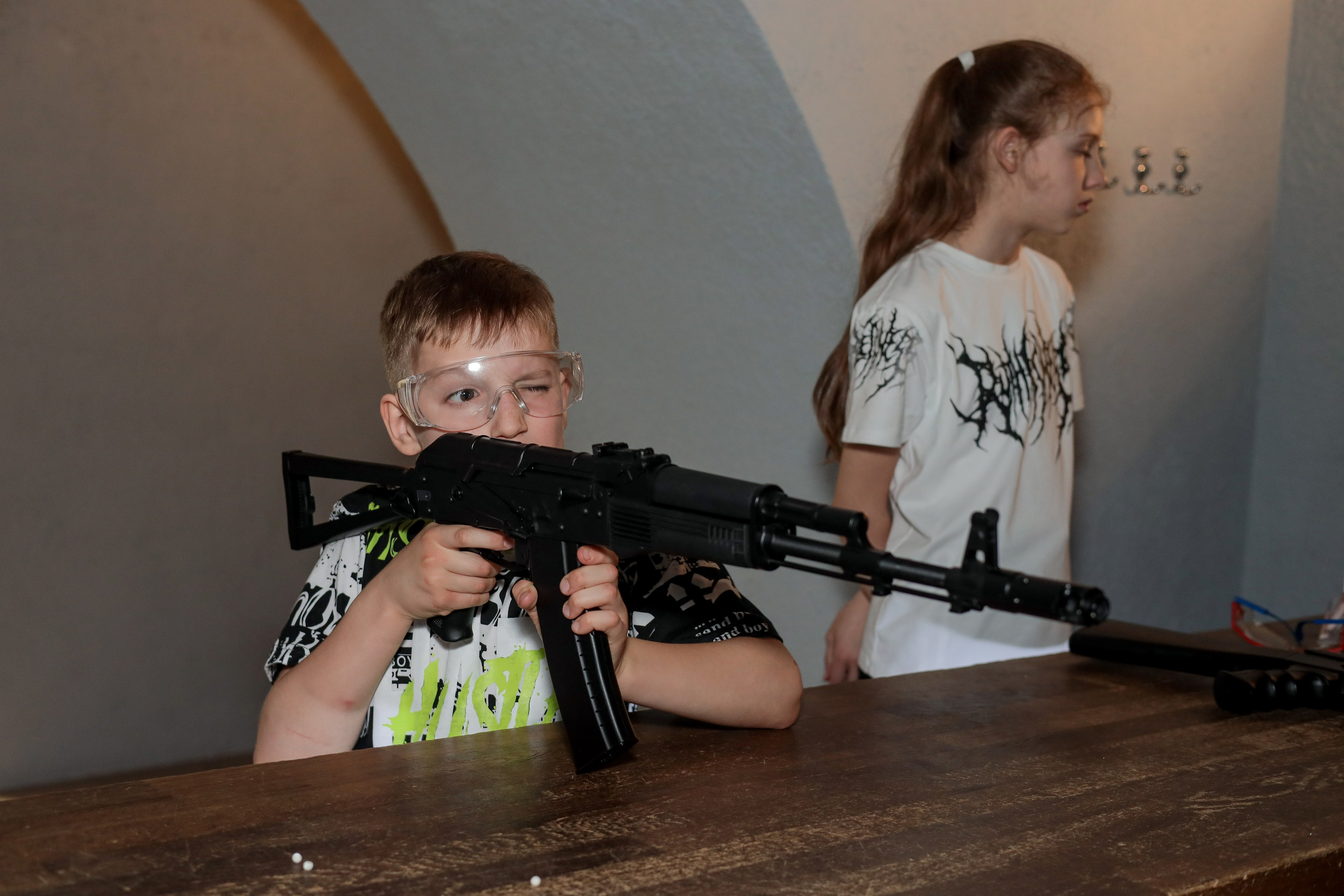 День рождение в стрелковом клубе. Фотограф Надршина Лилия