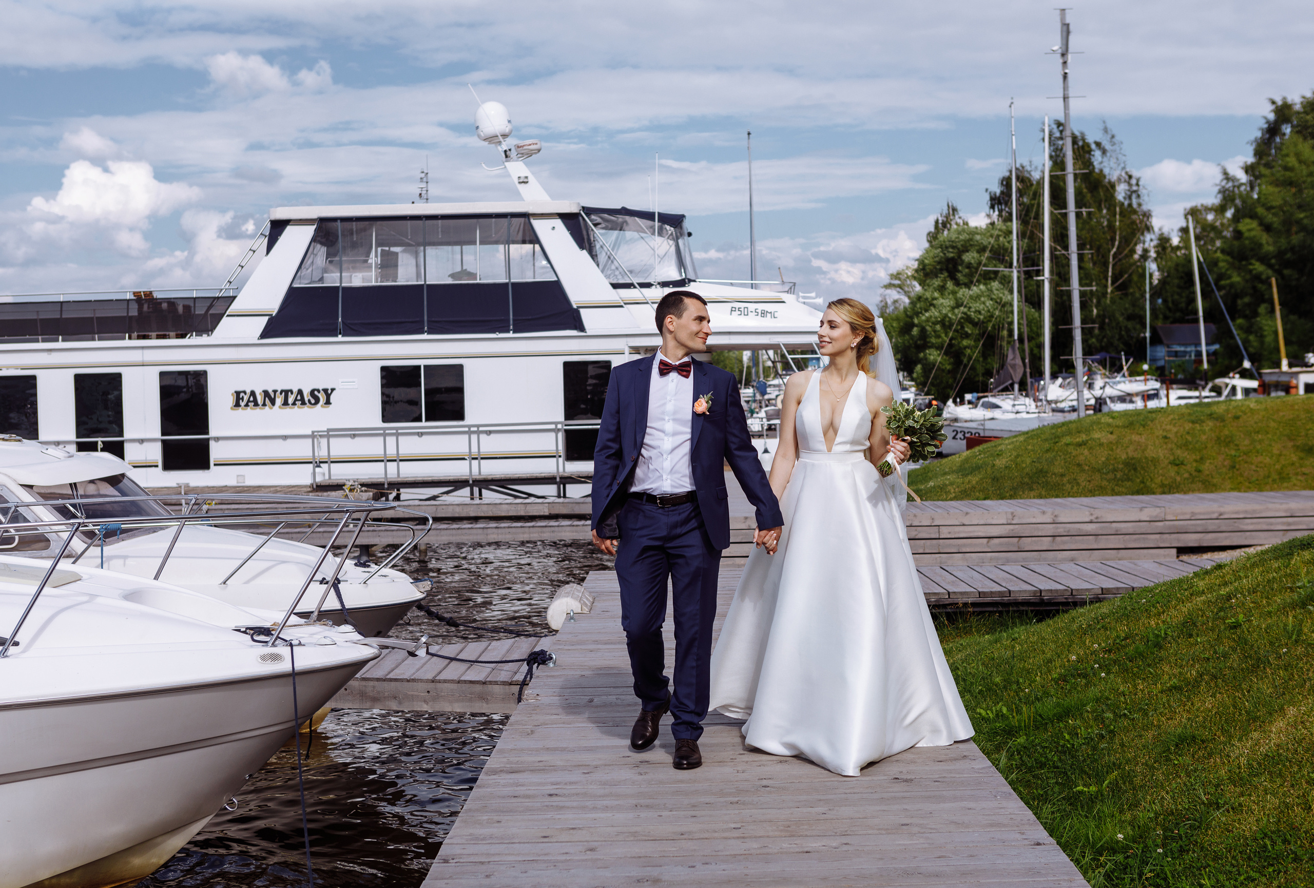 Анонс свадьбы Димы и Вики в яхт-клубе Родина