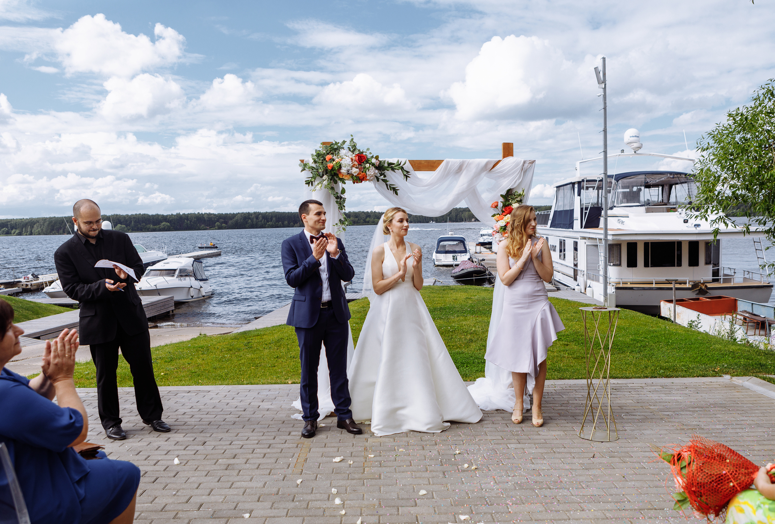 Анонс свадьбы Димы и Вики в яхт-клубе Родина