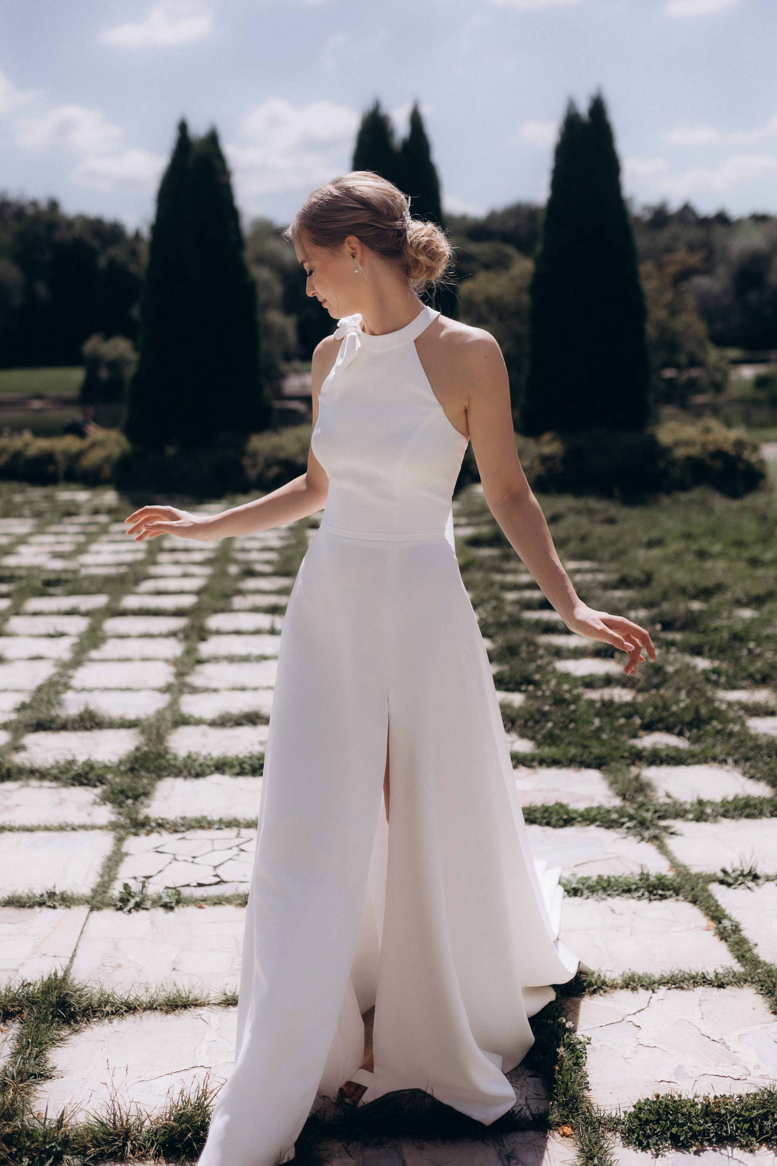 Свадебная фотосессия в Главном Ботаническом саду и в оранжерее. Свадебный фотограф в Москве Мария Крош