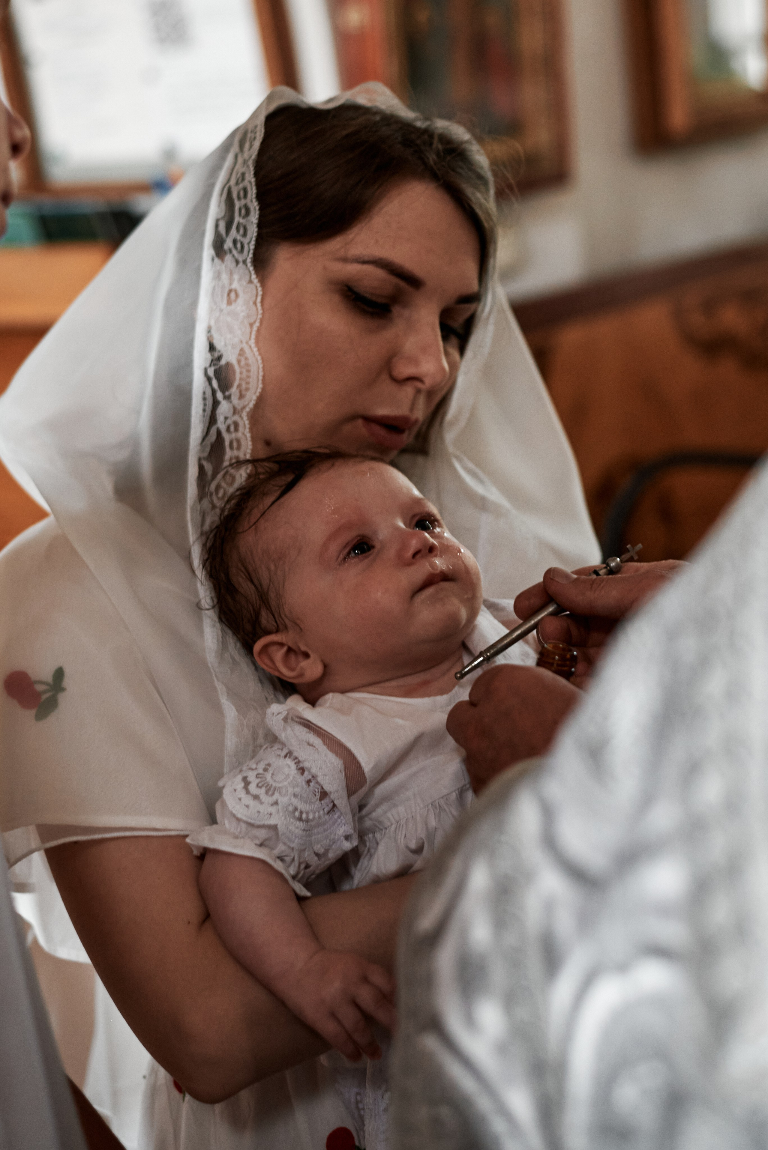 Фотосъемка таинства крещения. Семейный фотограф в Железнодорожном Масаева Елена