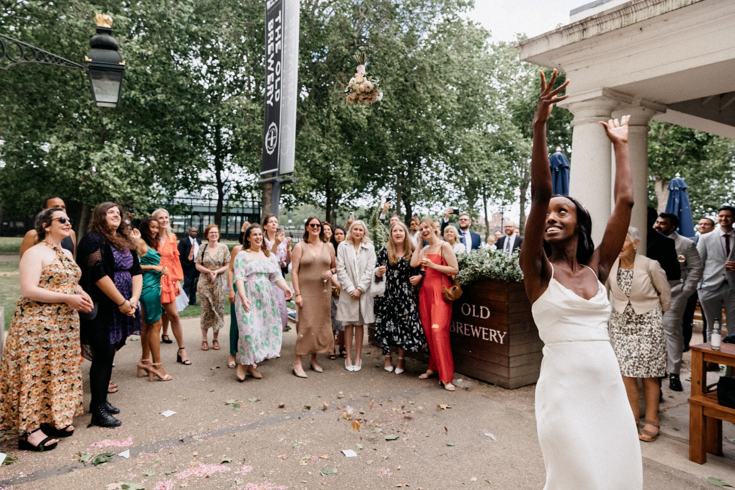 Denise & Tobias at The Old Brewery, Greenwich. Moments Catchers — Wedding Photography & Video Duo in London