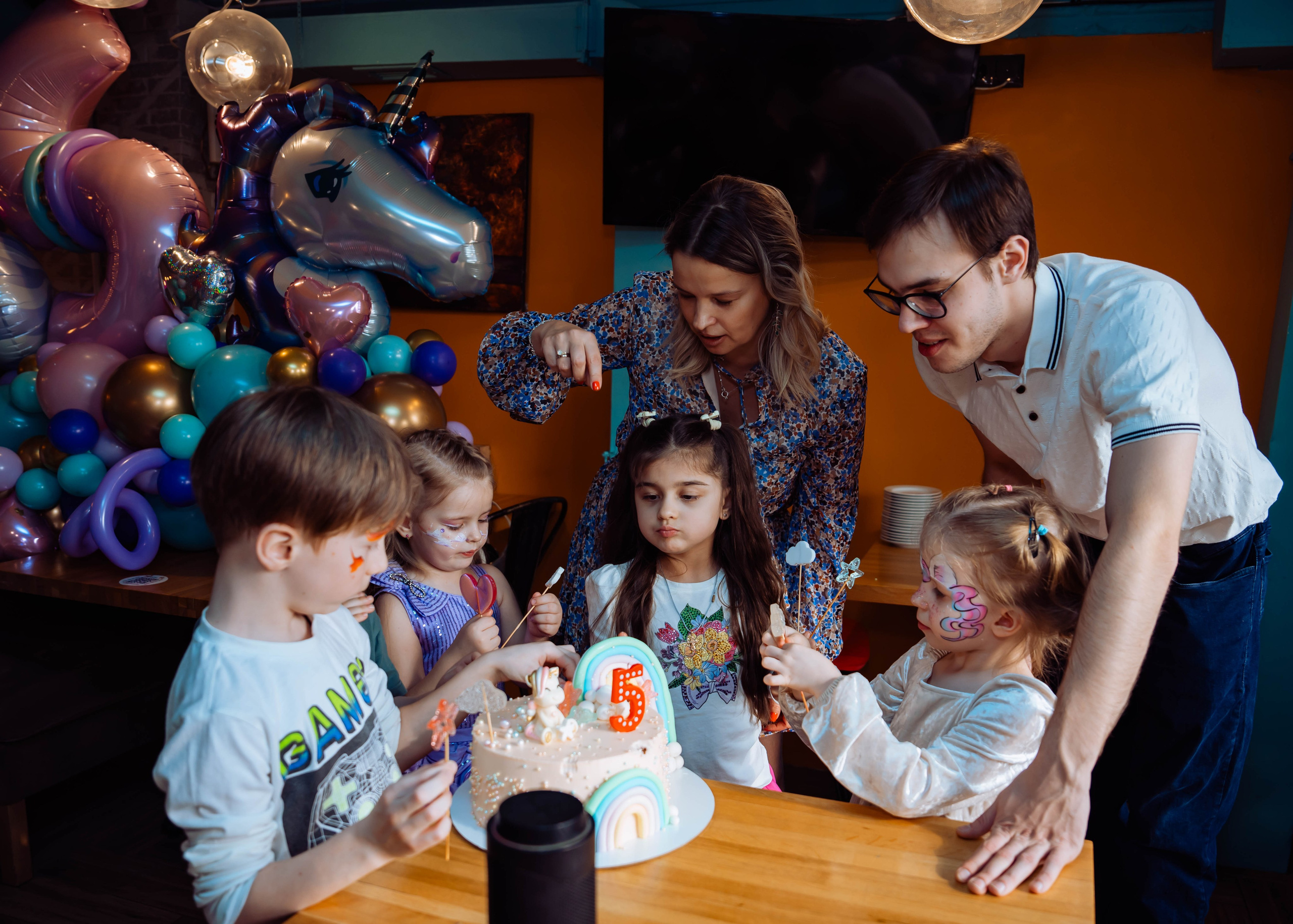 День Рождения с Единорожкой. Крамер Юлиана детский и семейный фотограф