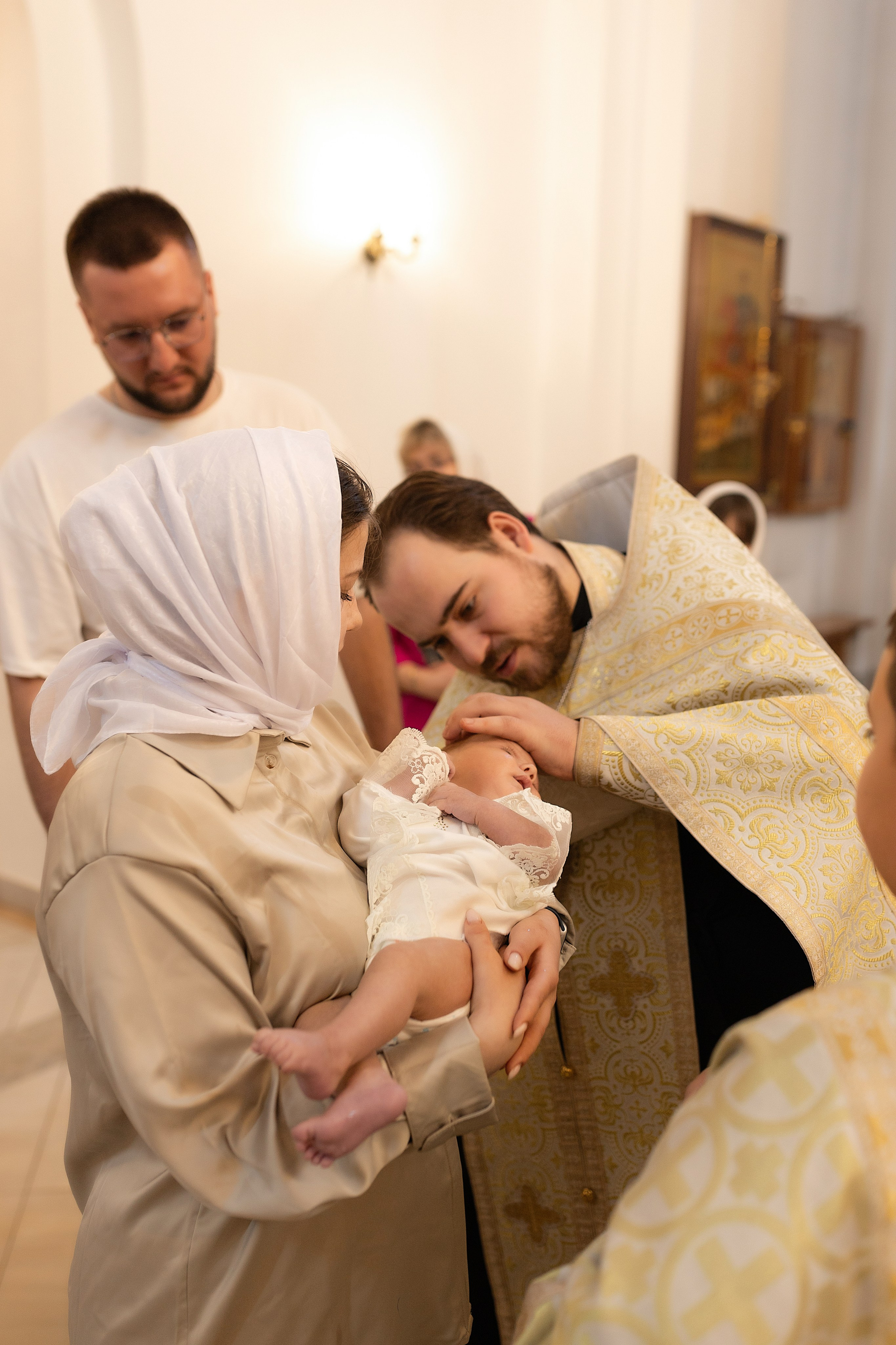 Таинство крещения Алисы. Фотограф в Железнодорожном и Балашихе