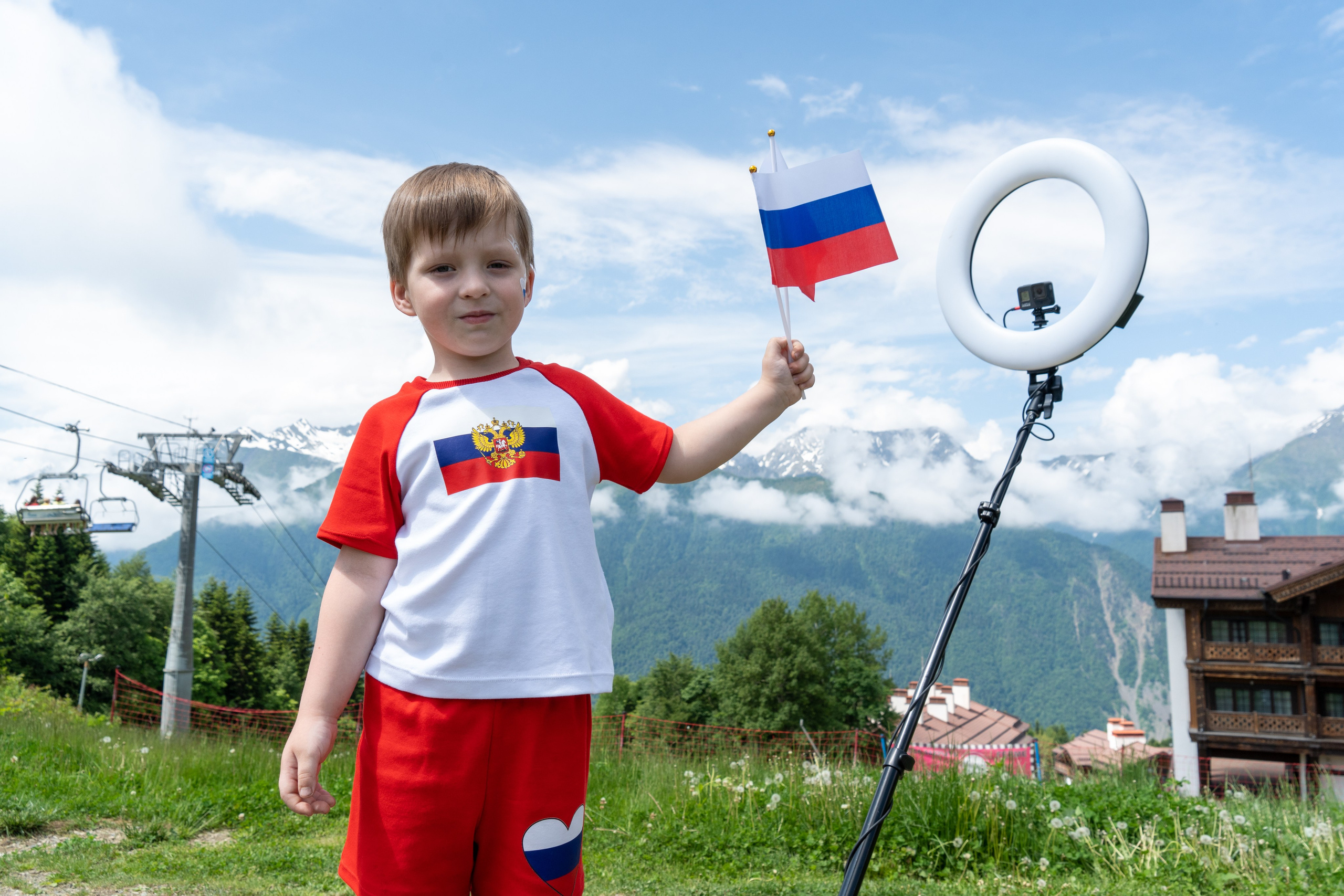 День России на курорте Газпром 2023. Репортажный фотограф в Красной Поляне и Сочи Павлюченко Екатерина
