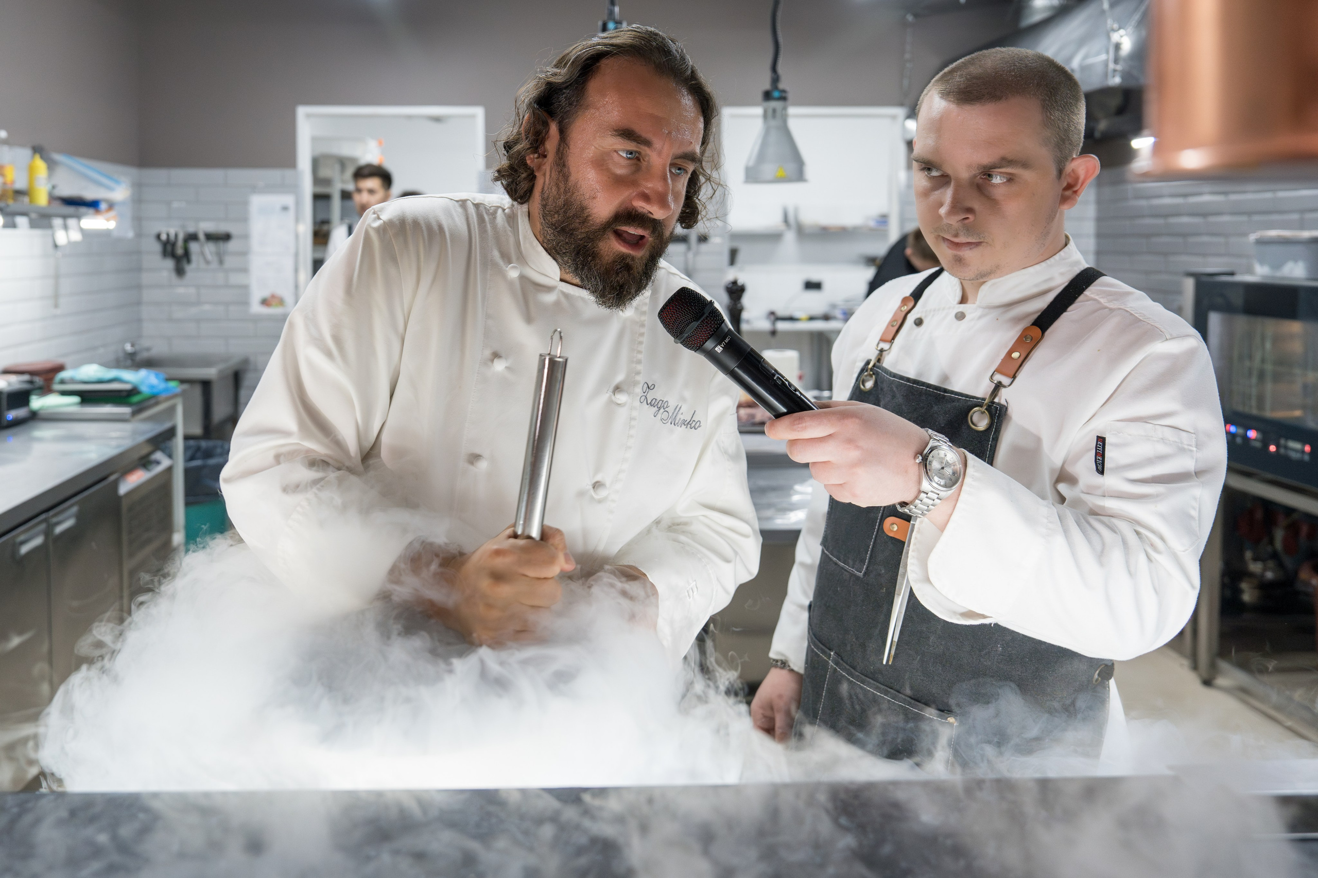 Гастрономический ужин «Лесная Италия» с Мирко Дзаго в ресторане RiverSide. Репортажный фотограф в Красной Поляне и Сочи Павлюченко Екатерина