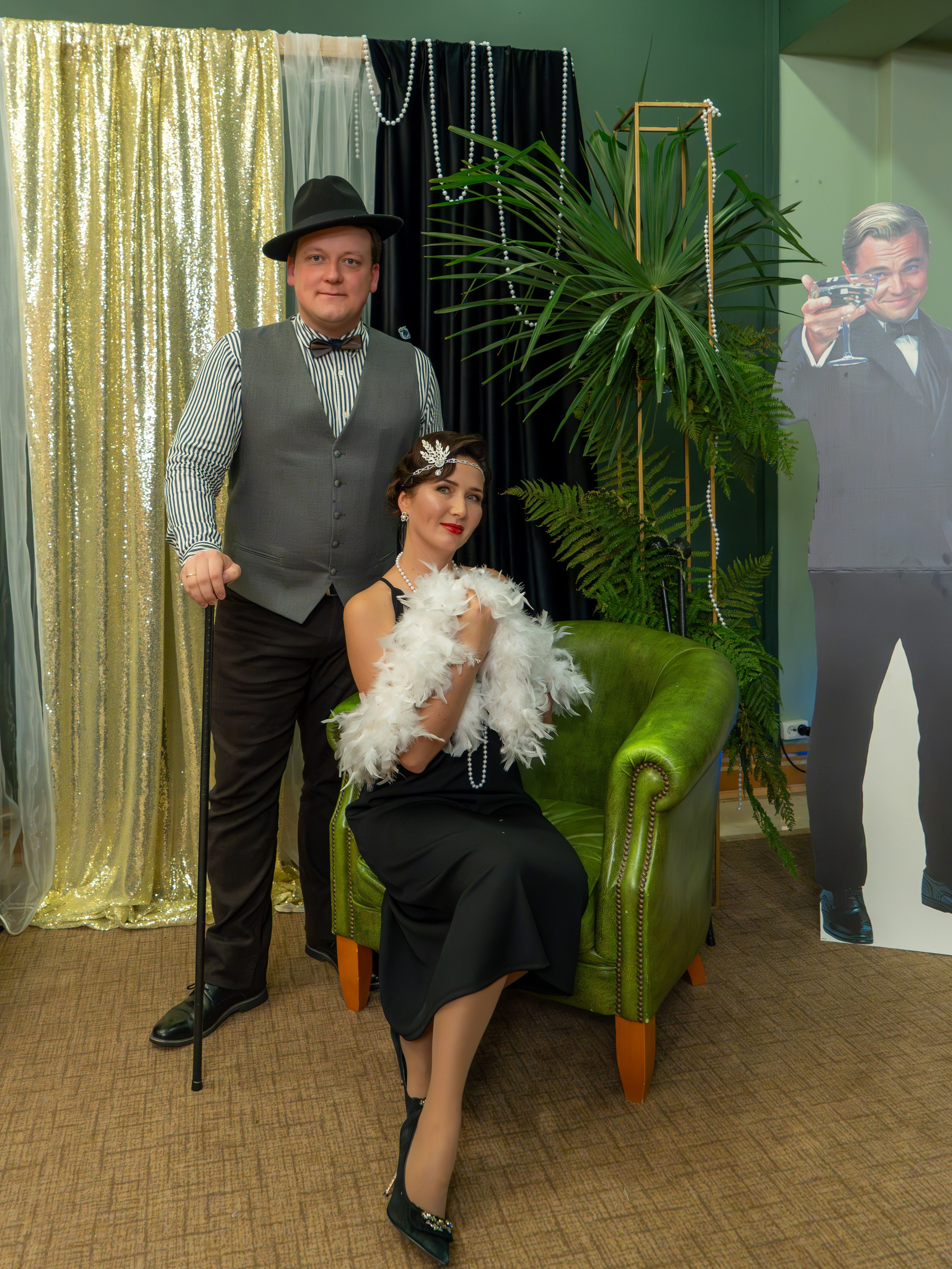 Новый год в стиле Great Gatsby. Репортажный фотограф в Красной Поляне и Сочи Павлюченко Екатерина