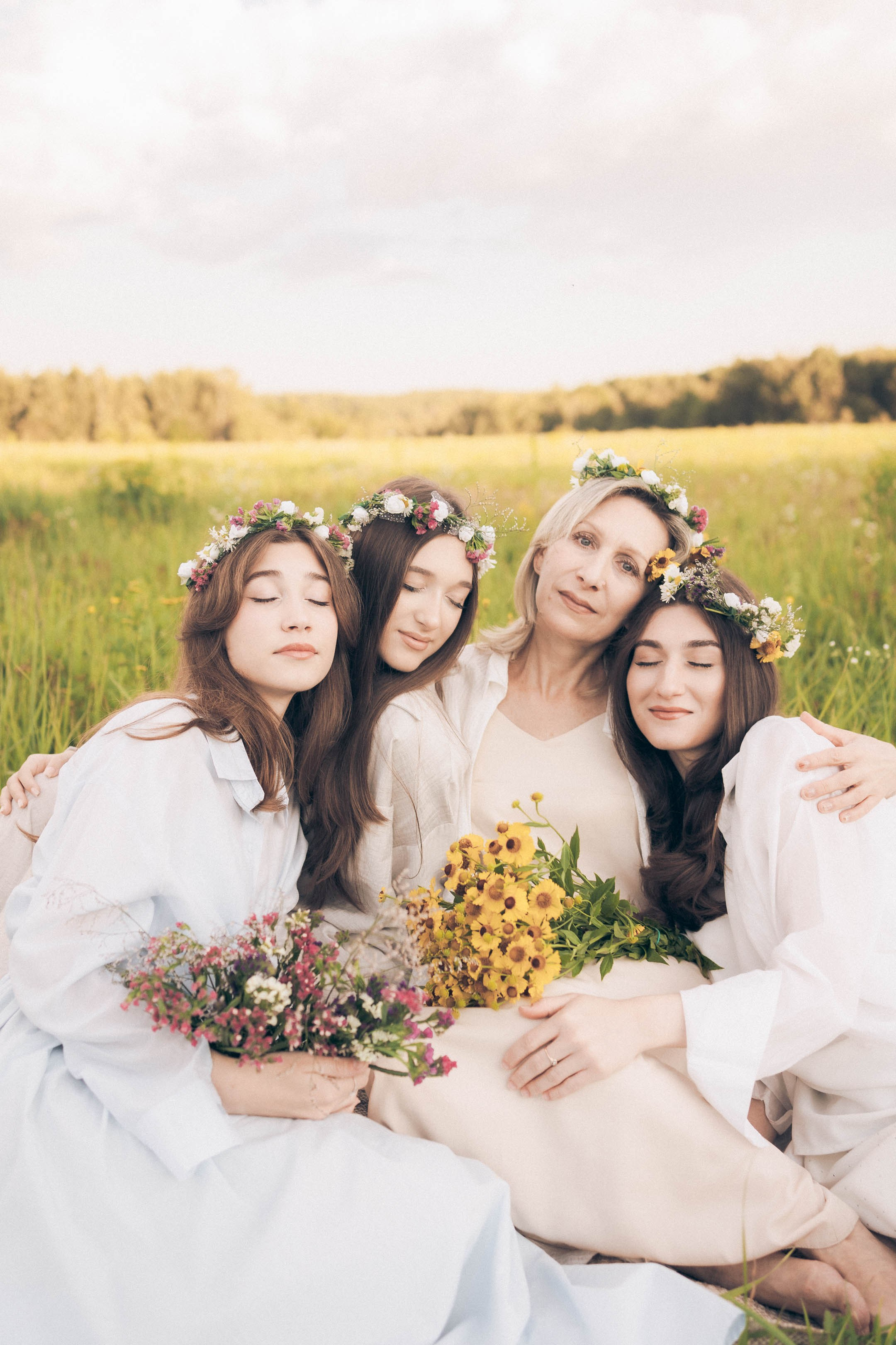 Мама и дочки. Фотограф/ видеограф Катя Ильина Калуга