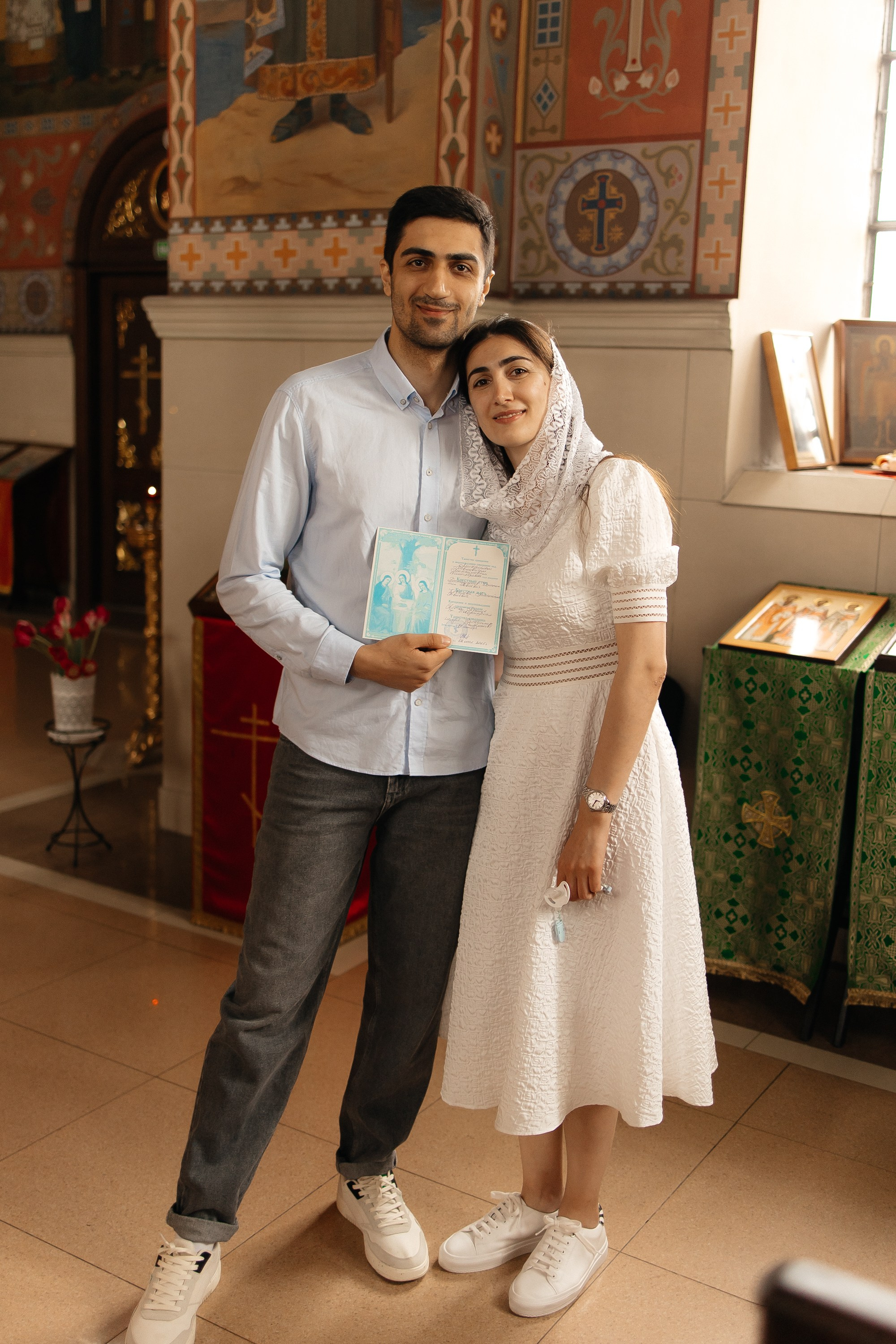 Таинство Крещения Михаила. Семейный фотограф в Краснодаре Храмова Анна