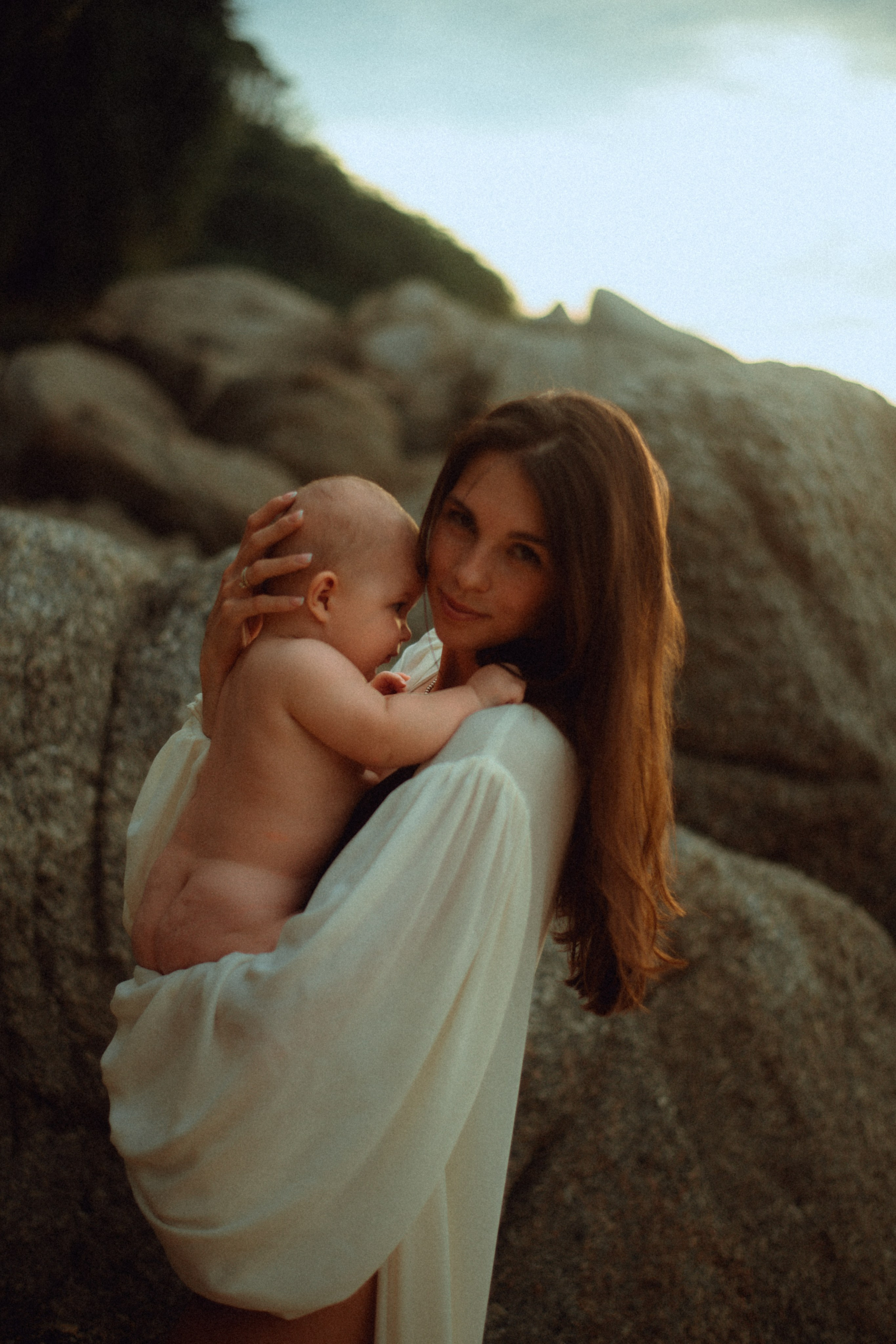 Мама и малыш море. Фотограф и Видеограф Анапа, Новороссийск, Краснодар. Алина и Женя