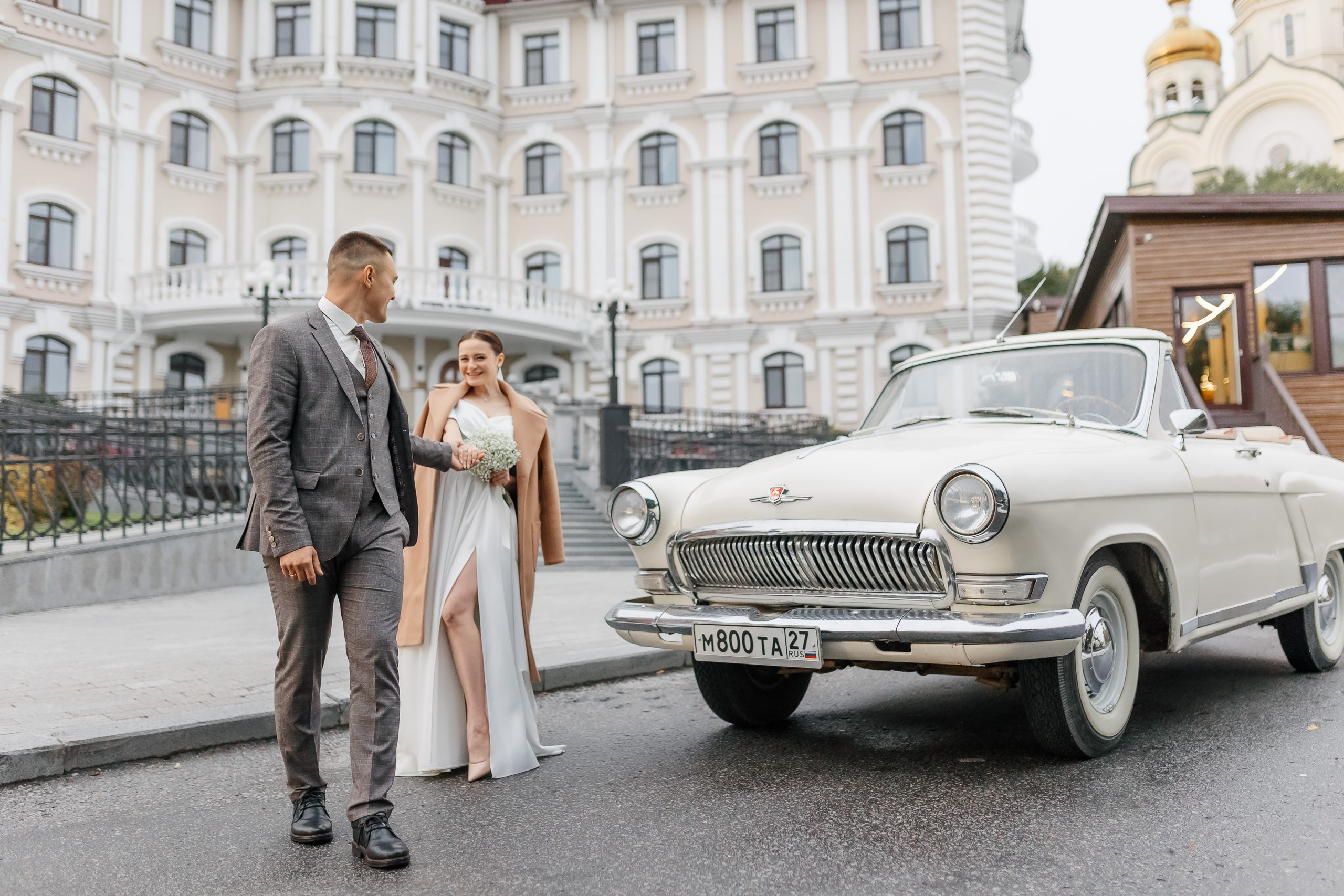 Сборы Sopka. Ретро Волга.Валентина и Иван. Свадебный фотограф в Хабаровске
