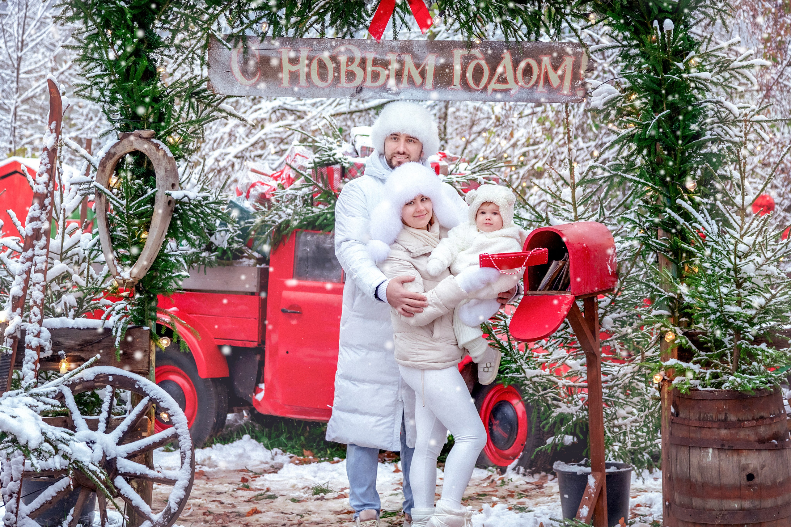 НОВЫЙ ГОД и Рождество УЛИЧНЫЕ локации. Фотограф Алина Лебедь