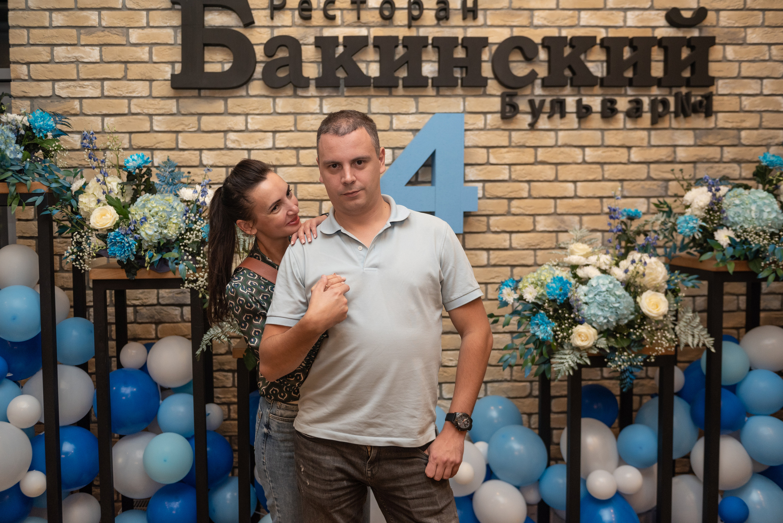 Ресторану Бакинский бульвар № 1 4 года. Свадебный и семейный фотограф в Дзержинске Екатерина Шулакова