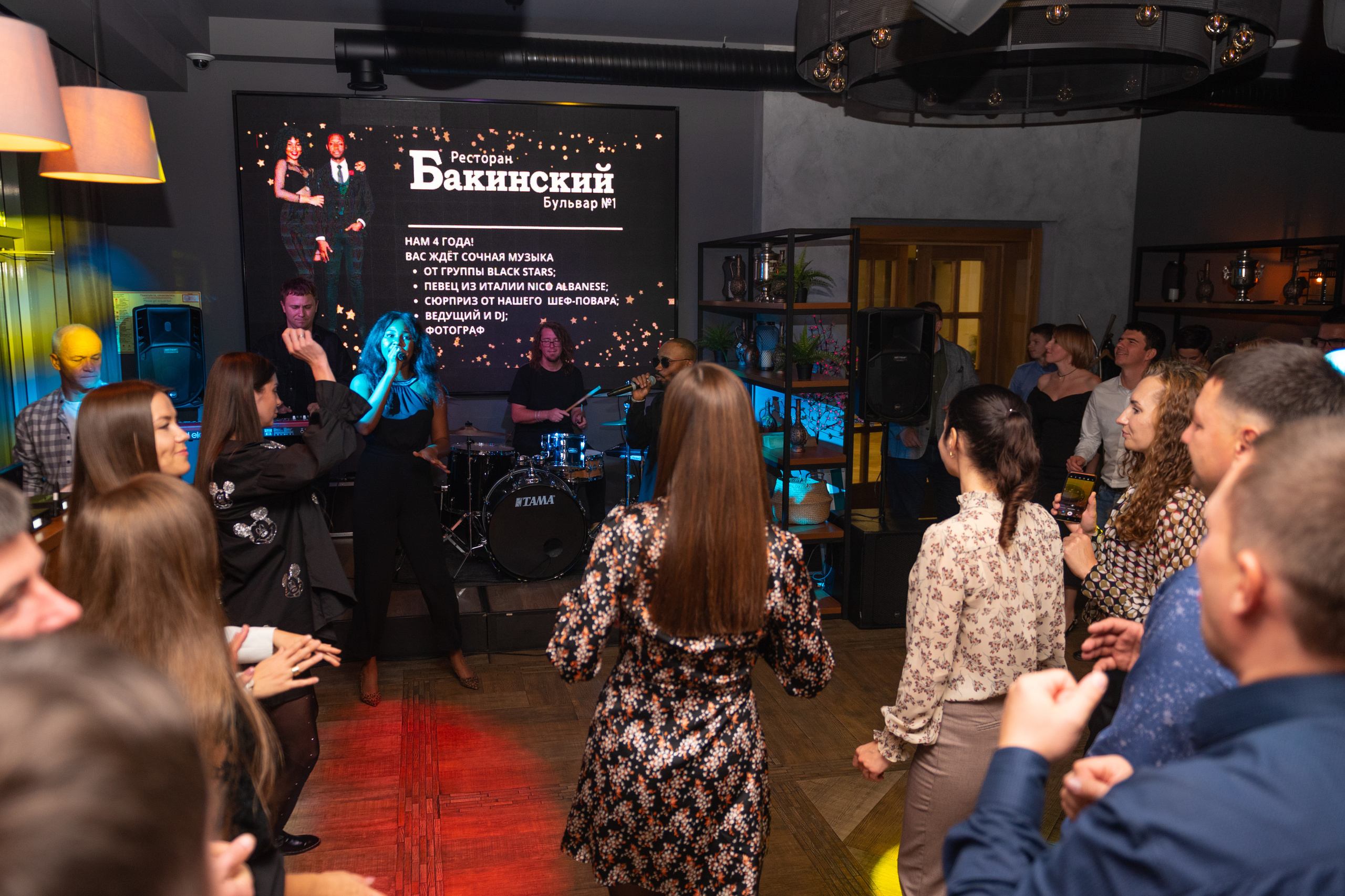 Ресторану Бакинский бульвар № 1 4 года. Свадебный и семейный фотограф в Дзержинске Екатерина Шулакова