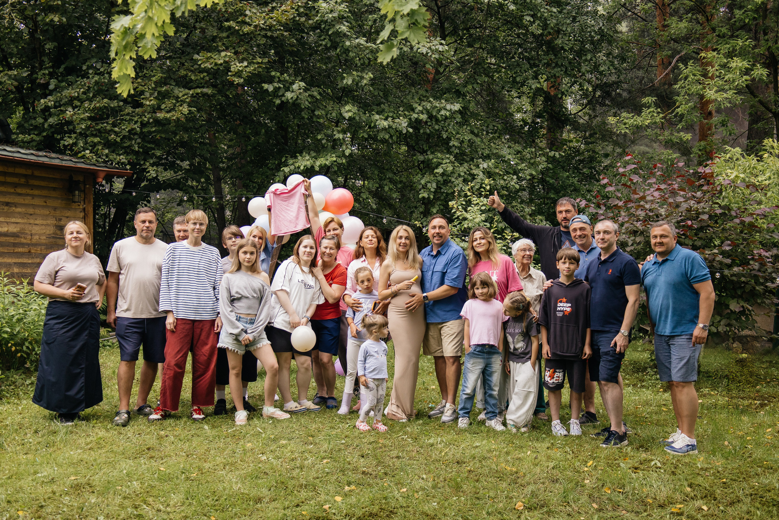 Гендер пати в кругу семьи. Индивидуальный, парный и семейный фотограф Алиса Полунина