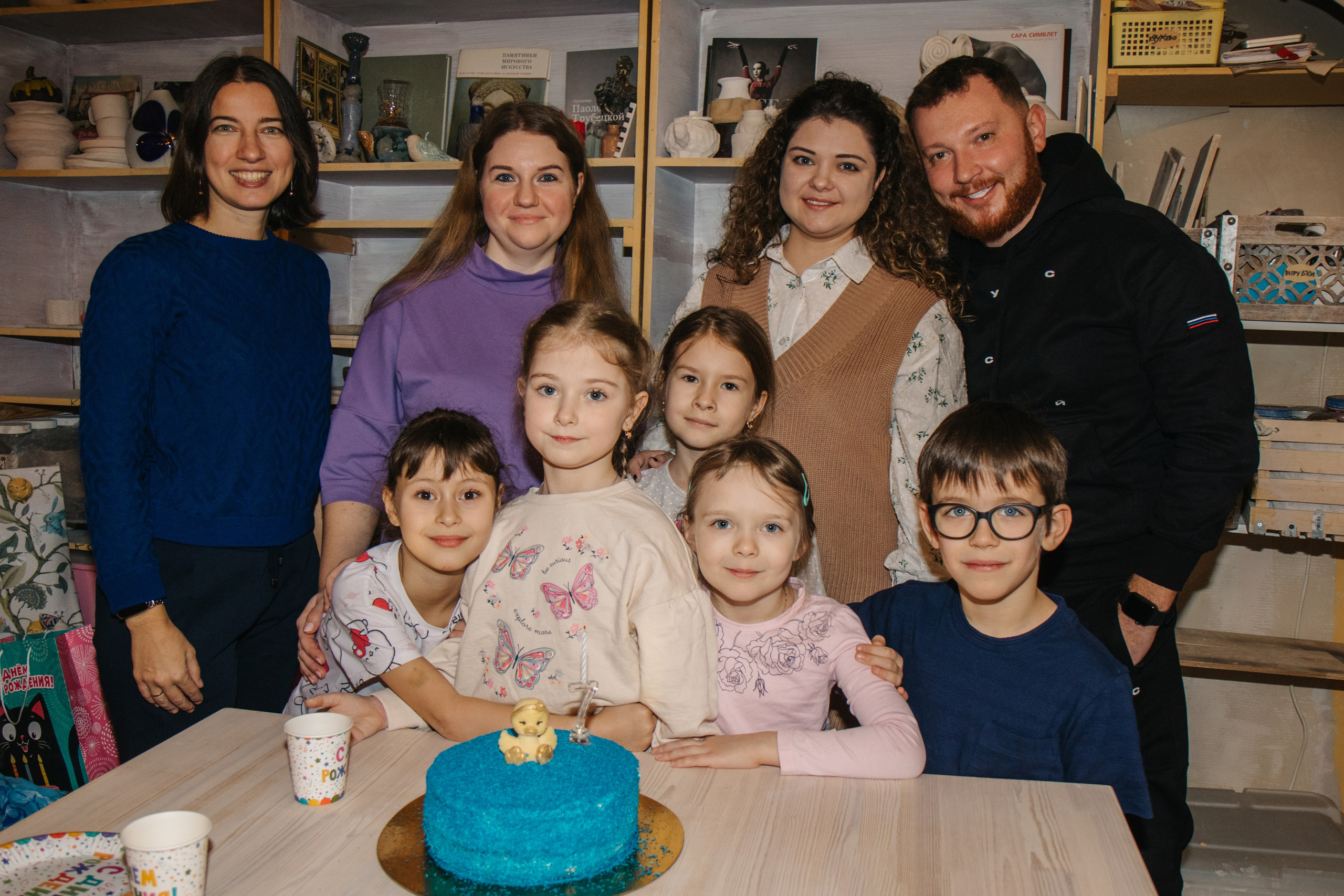 Детский день рождения в гончарной мастерской. Индивидуальный, парный и семейный фотограф Алиса Полунина
