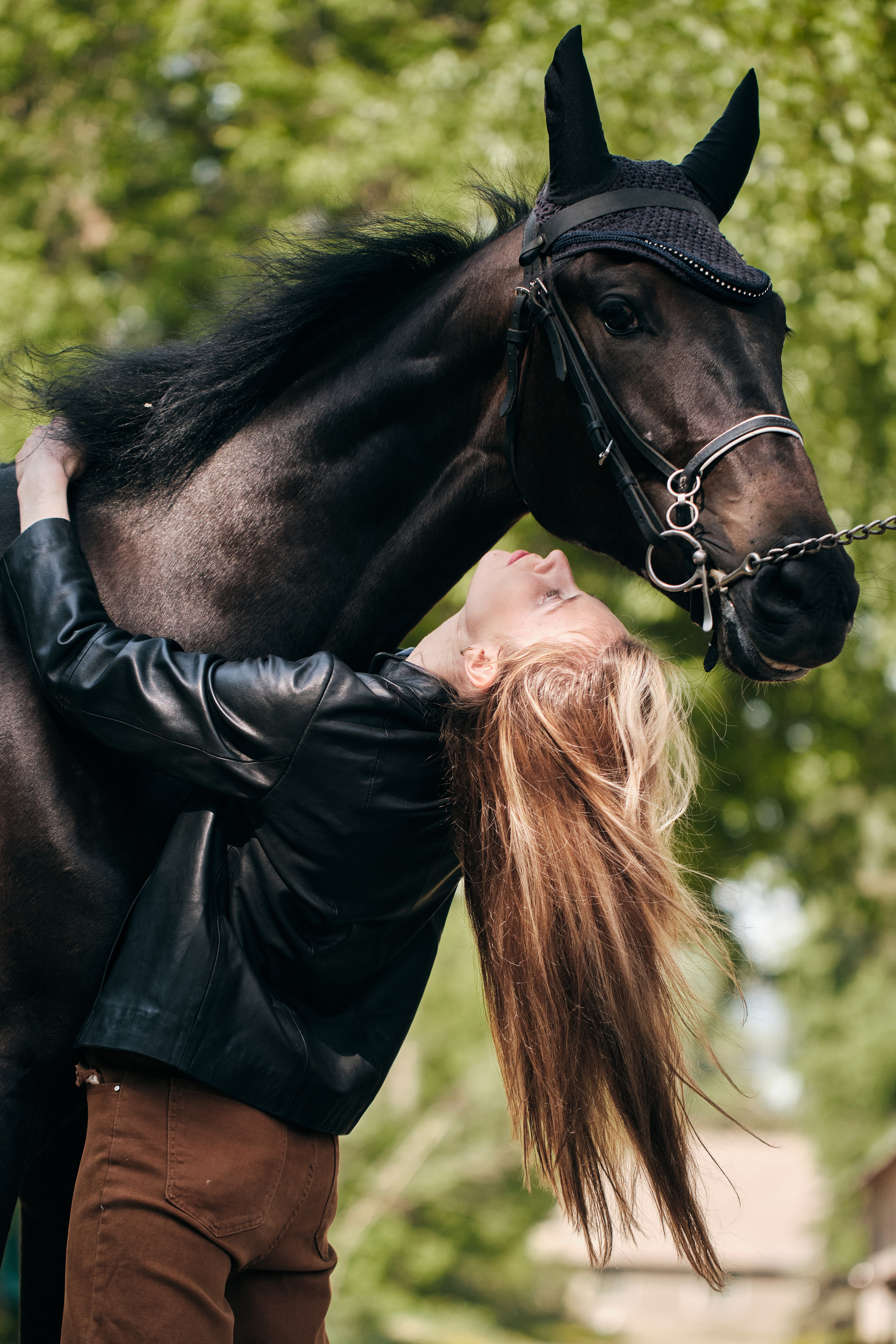 Полина и лошадь. Фотограф в Москве — Галунина Кристина