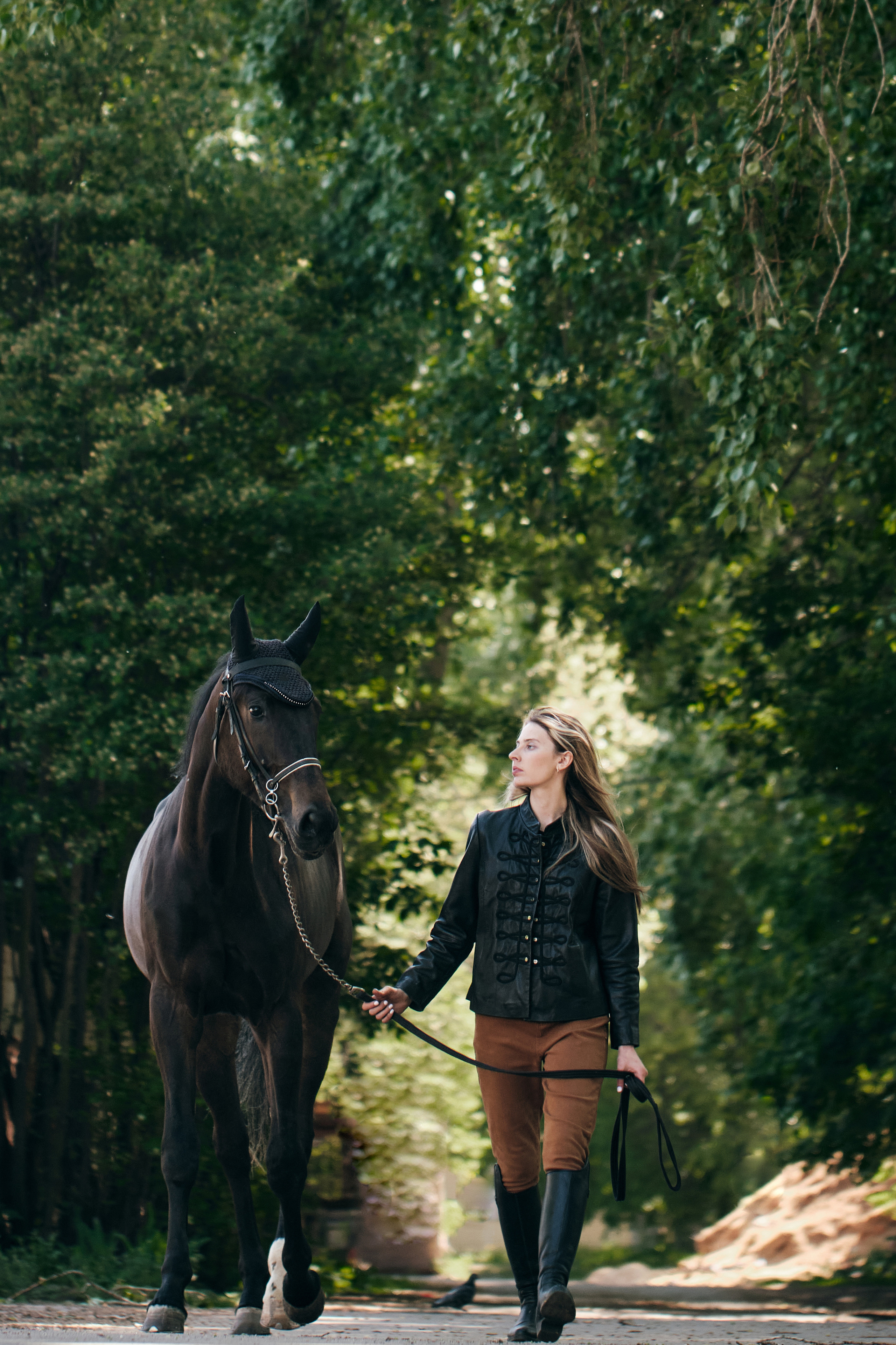 Полина и лошадь. Фотограф в Москве — Галунина Кристина