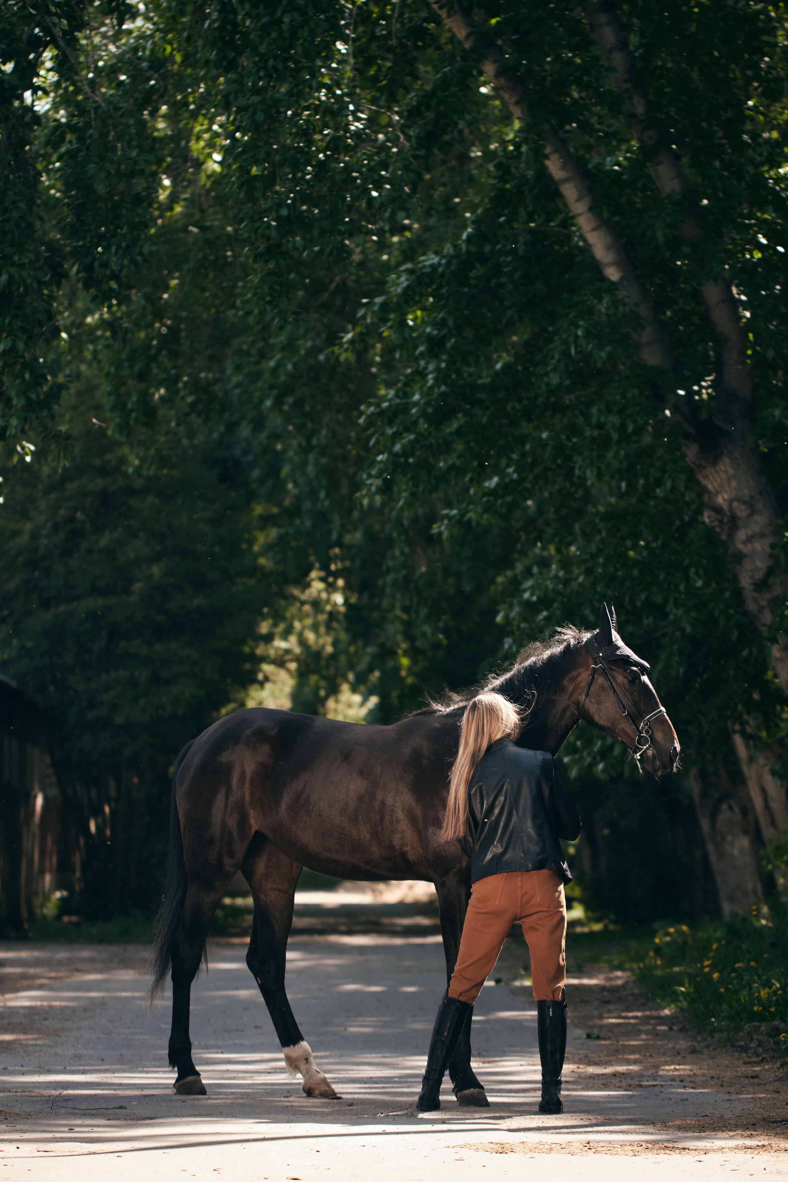 Полина и лошадь. Фотограф в Москве — Галунина Кристина