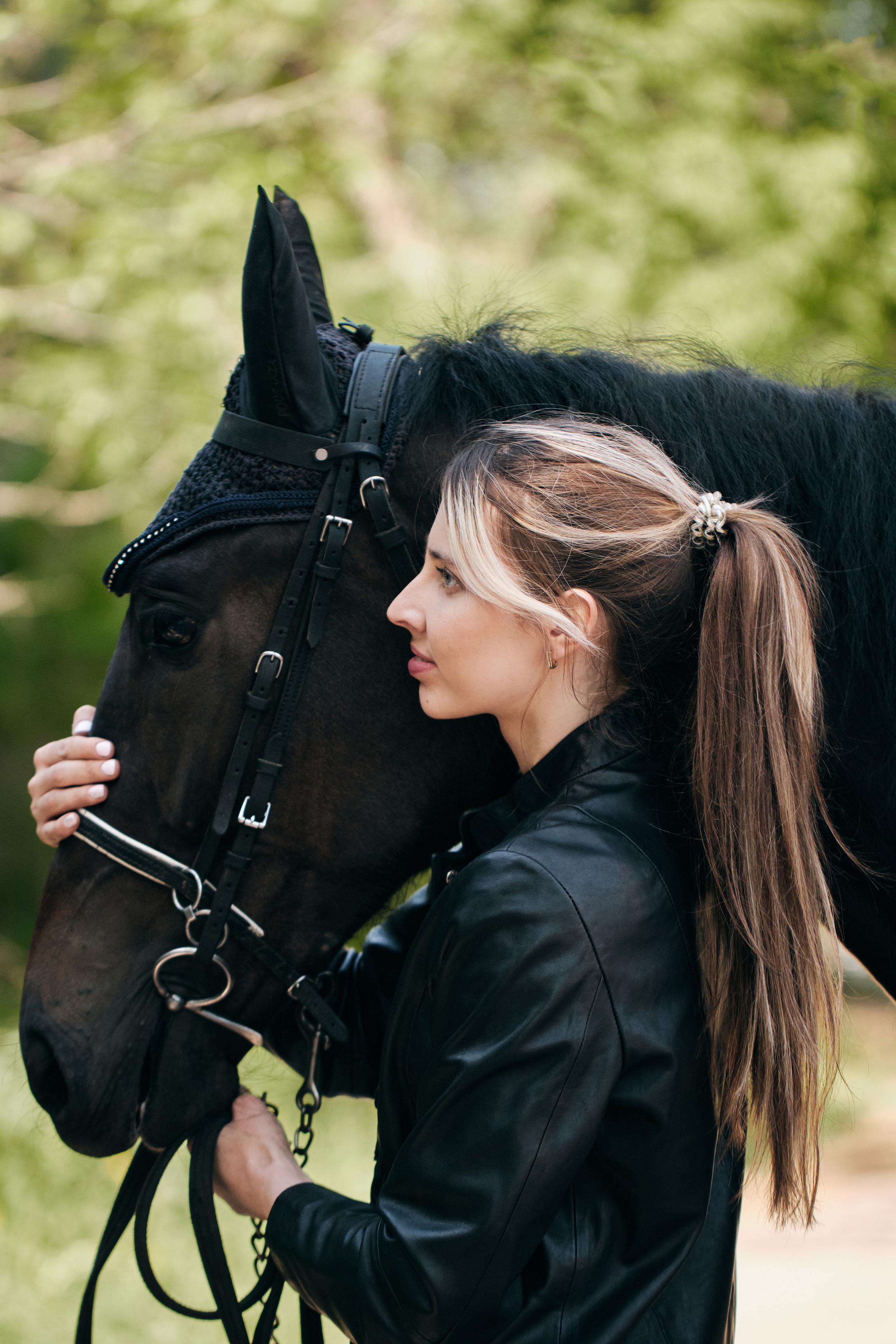Полина и лошадь. Фотограф в Москве — Галунина Кристина